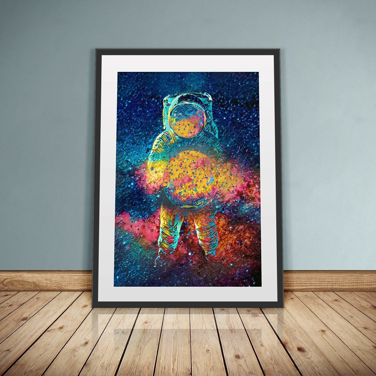 Cosmic Astronaut Semi-gloss Print - Astronaut Art
