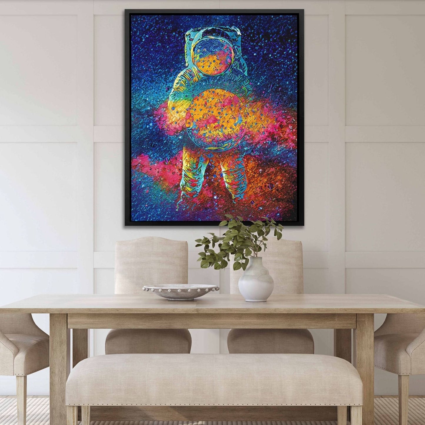 Cosmic Bang - Surrealism Colorful Canvas Wall Art