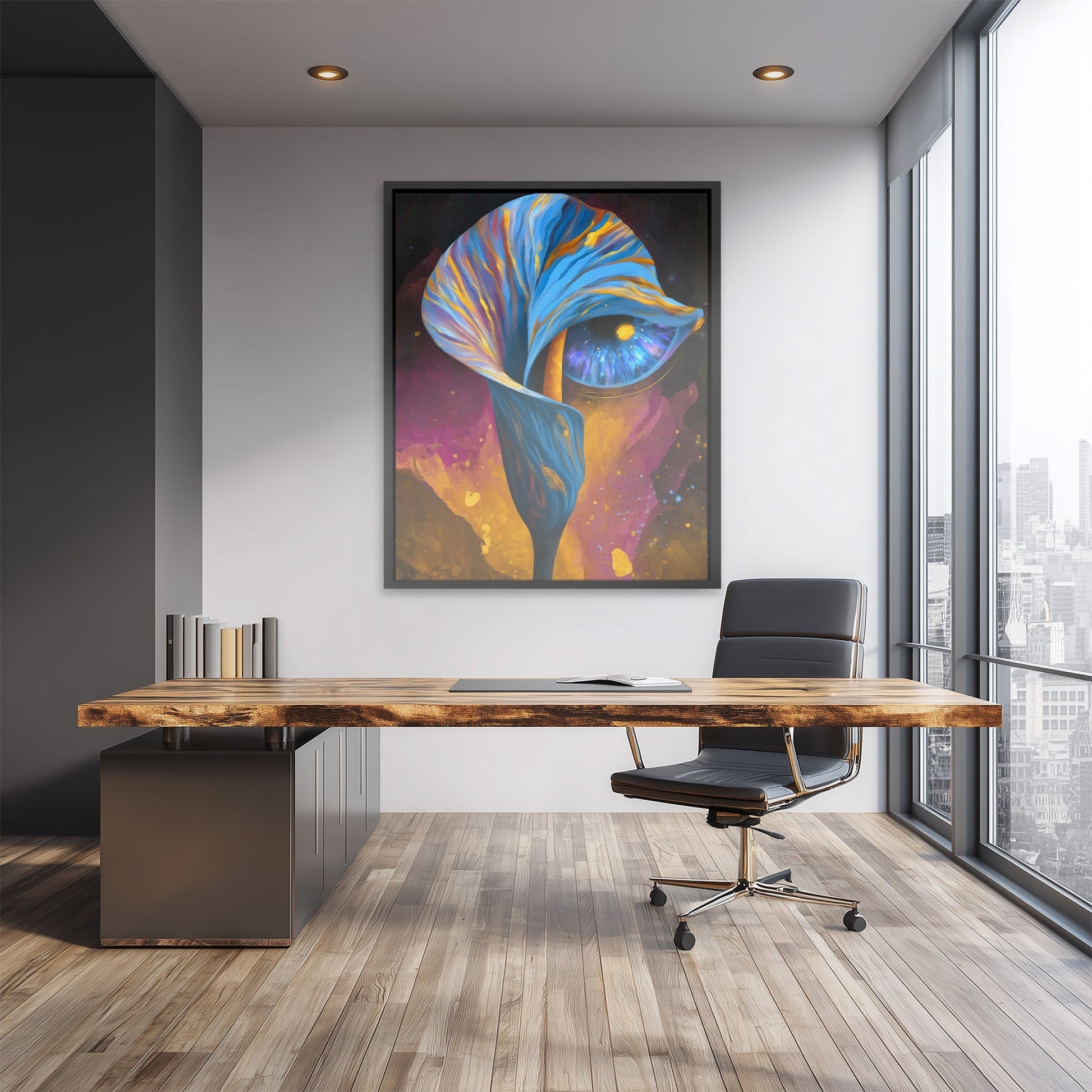 Cosmic Calla Vision - Luxury Wall Art