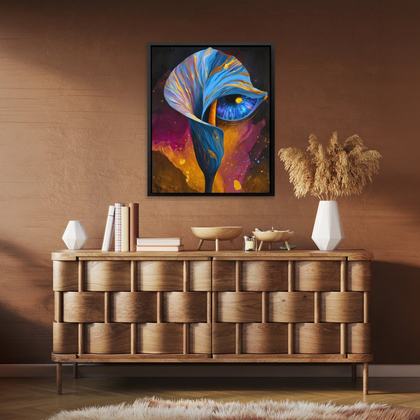 Cosmic Calla Vision - Luxury Wall Art