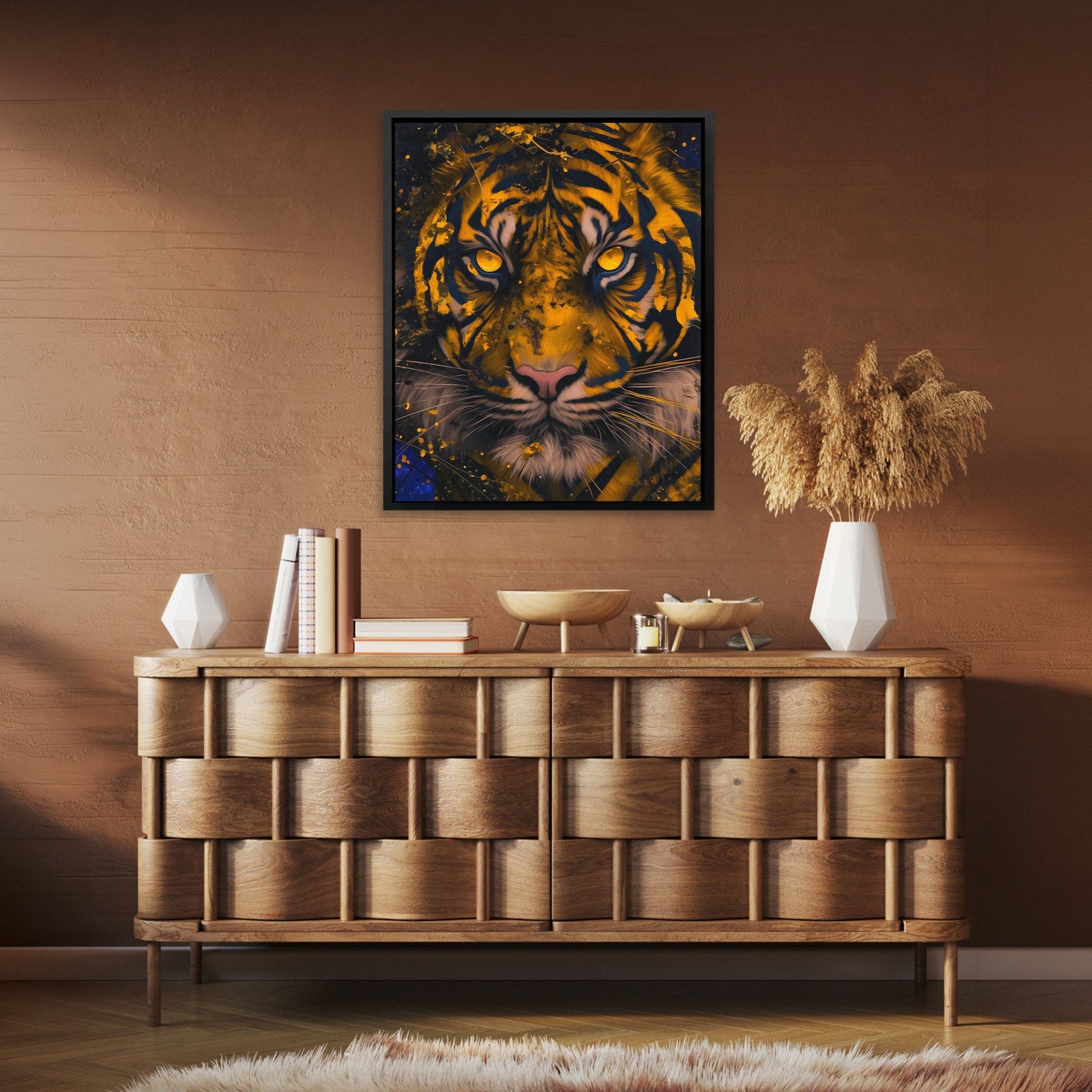 Cosmic Hunters Fire - Luxury Wall Art