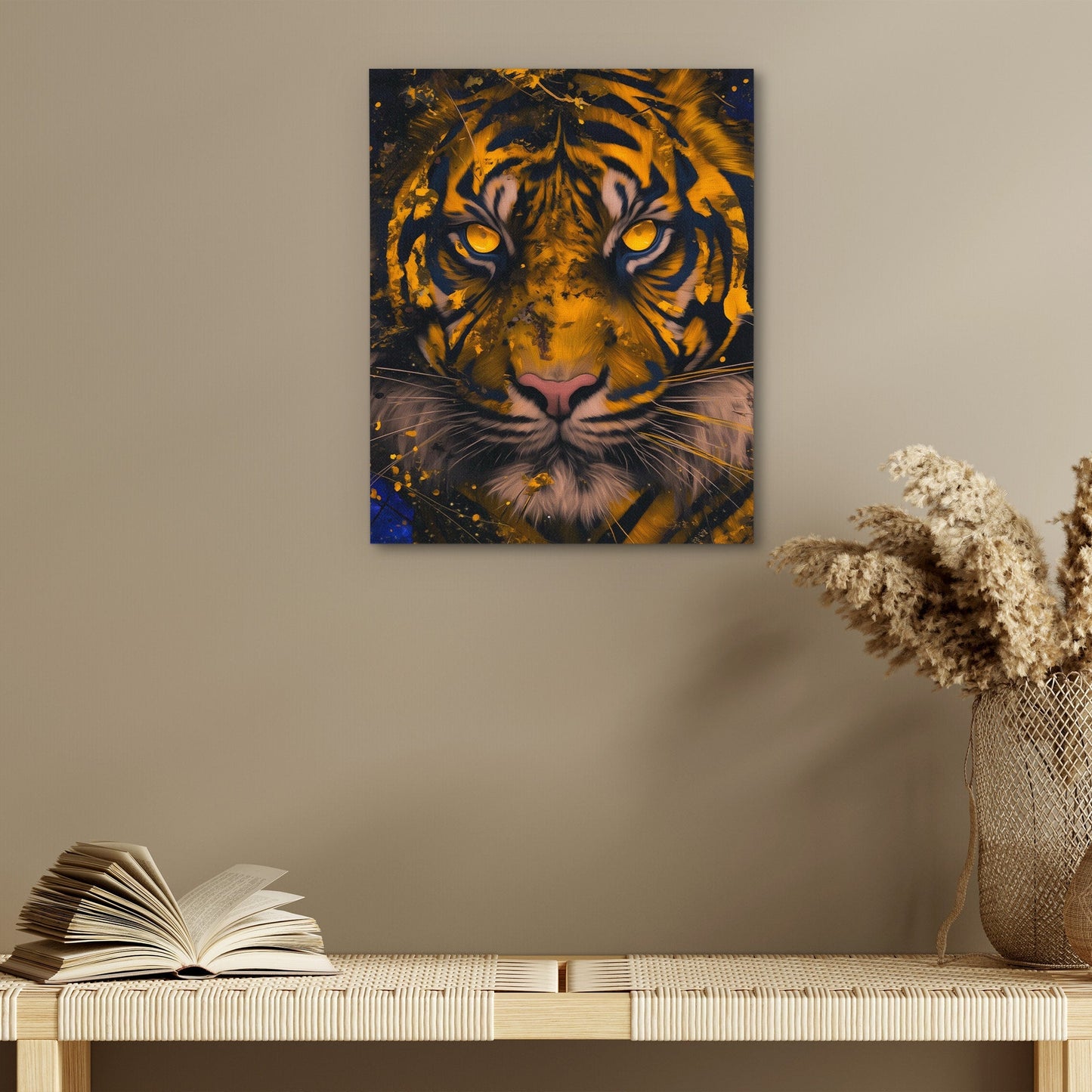 Cosmic Hunters Fire - Luxury Wall Art