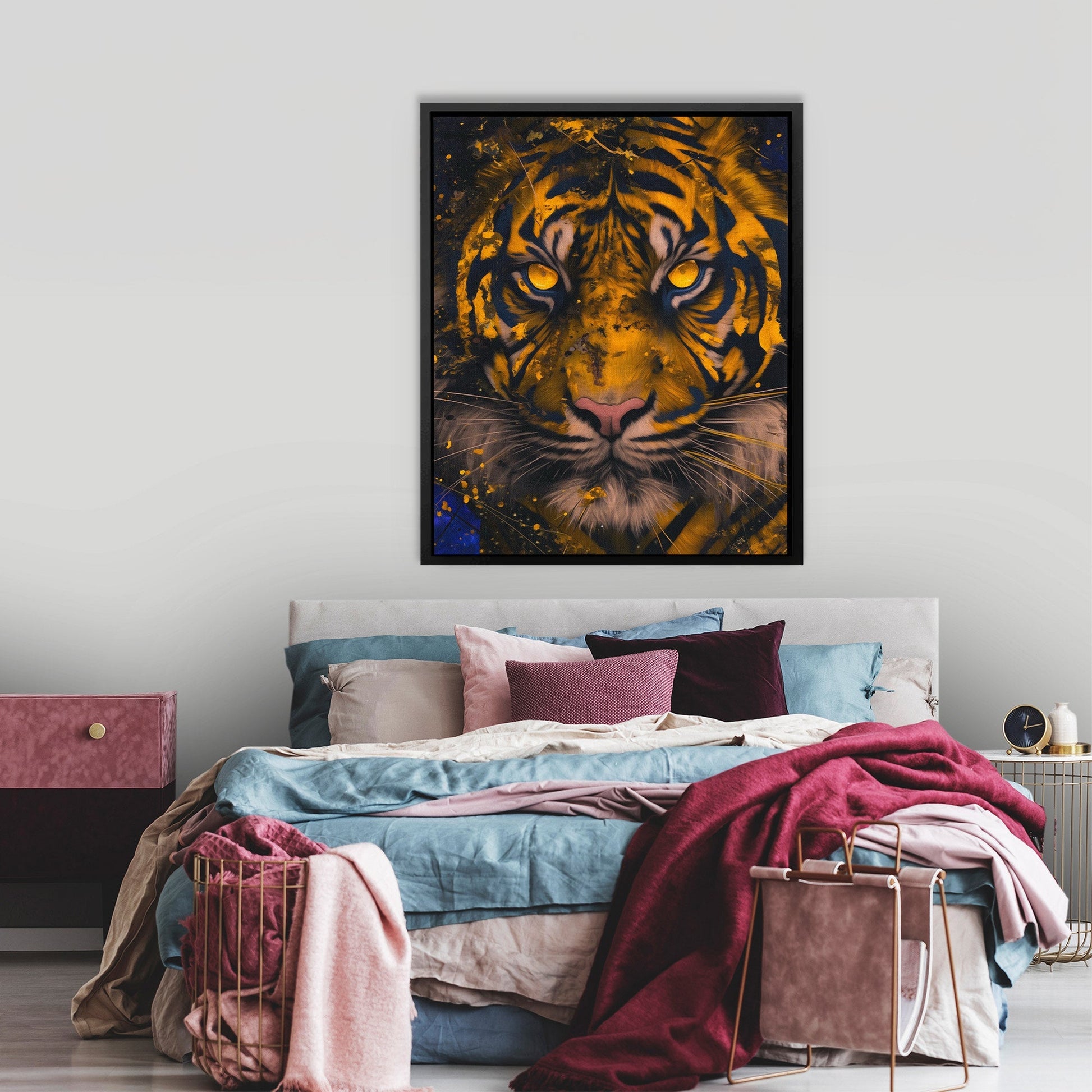 Cosmic Hunters Fire - Luxury Wall Art