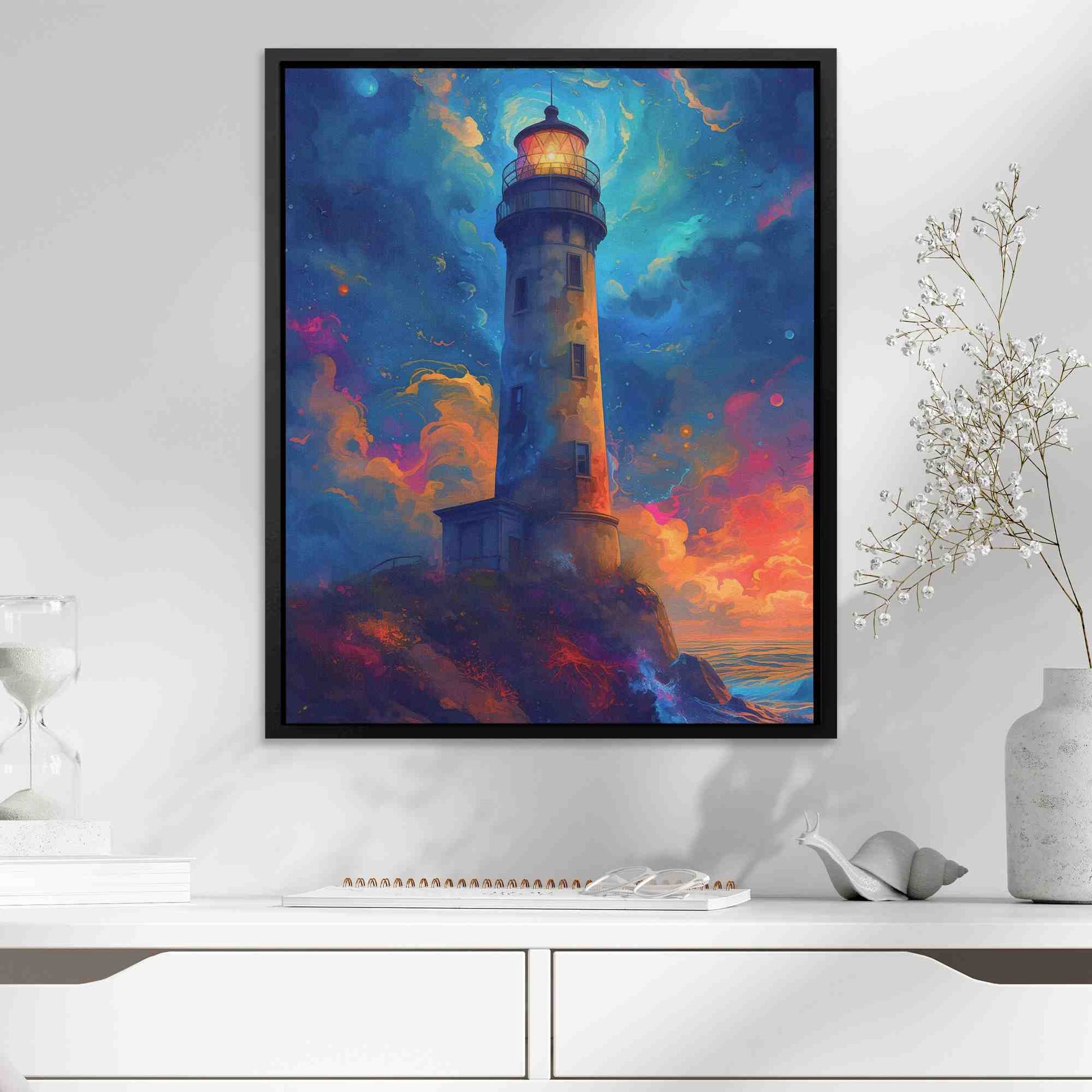 Cosmic Outlook - Large Surrealism Canvas Print