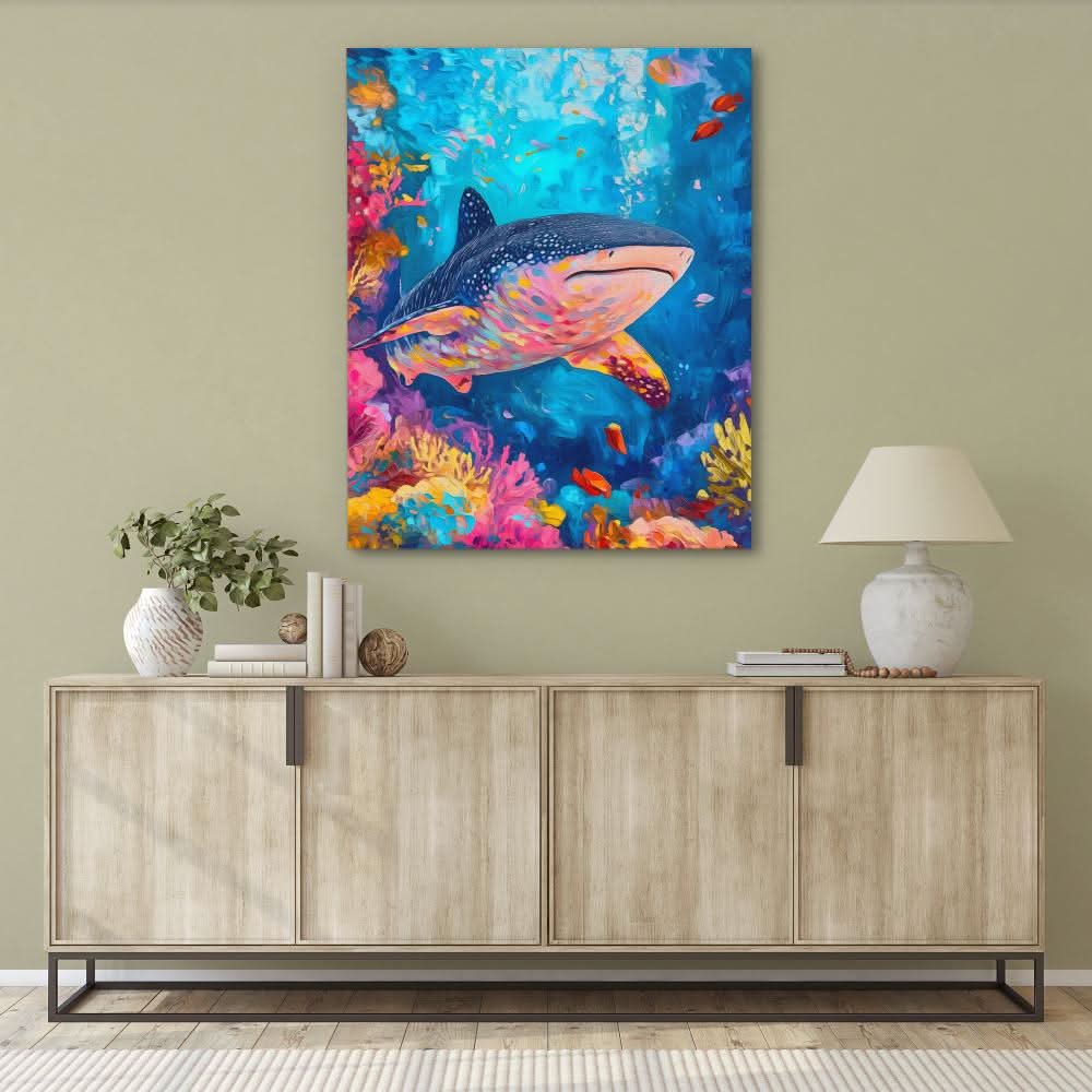 Cosmic Reef - Beach Art for Bathroom