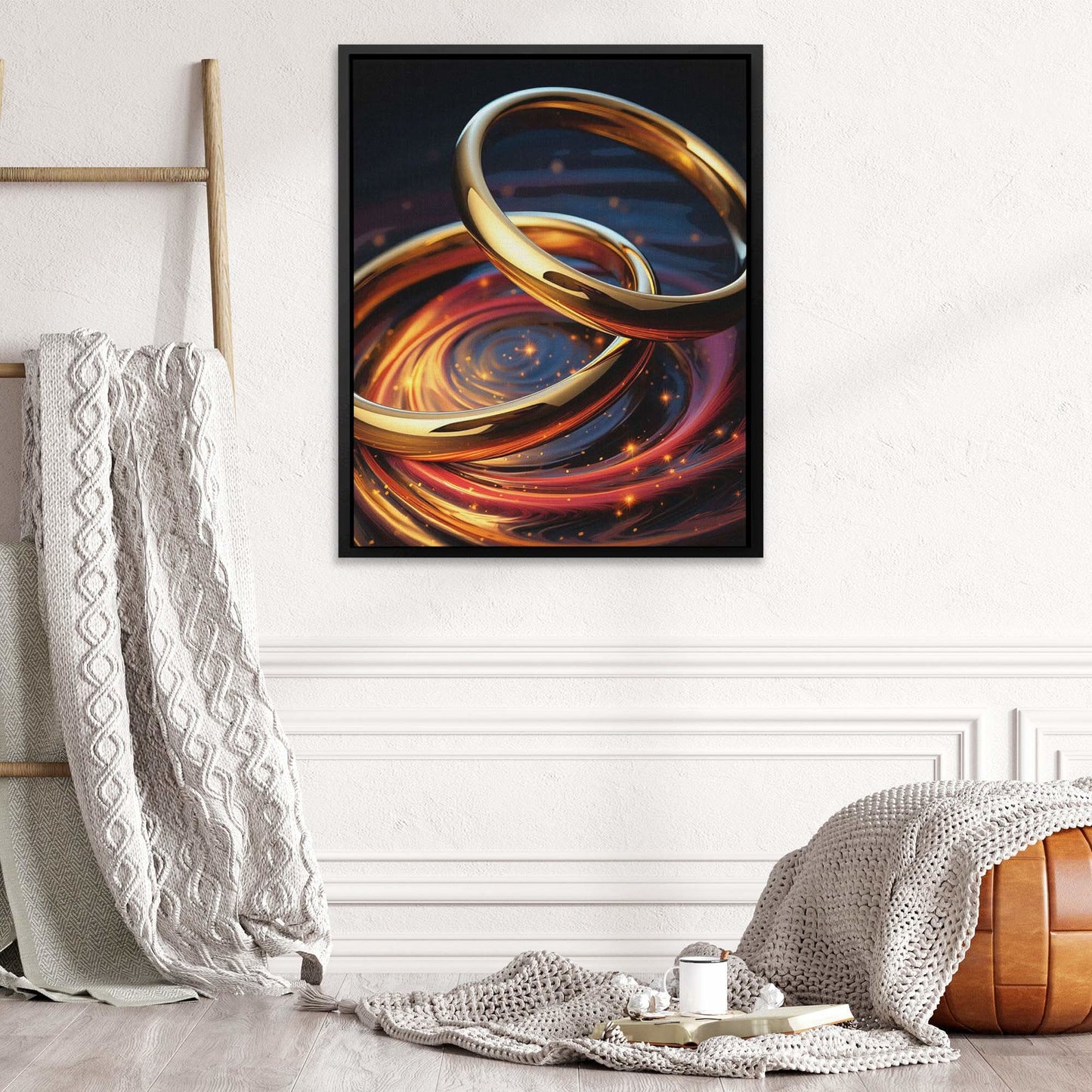 Cosmic Rings - Celestial Art