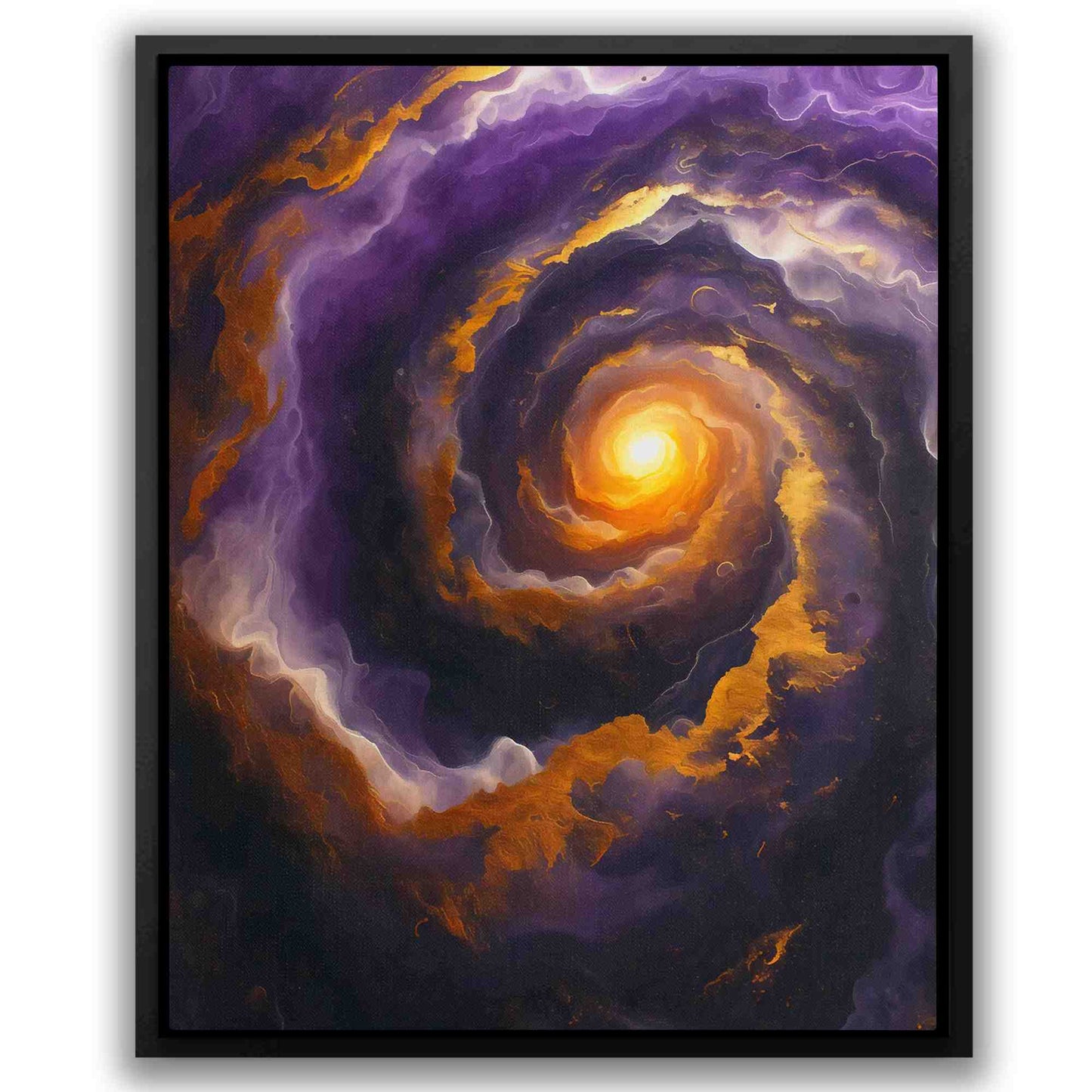 Cosmic Storm - Purple Milky Way Canvas Print