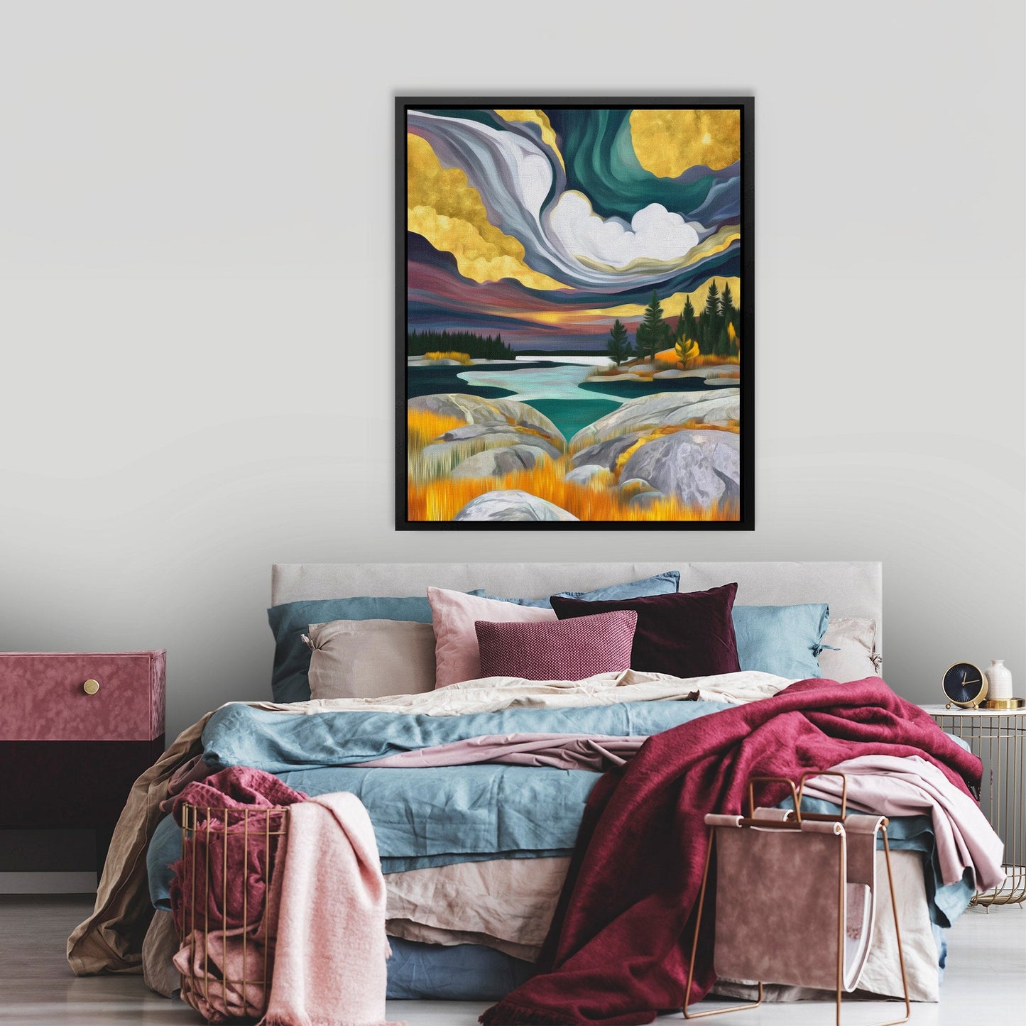 Cosmic Waters Dance - Luxury Wall Art