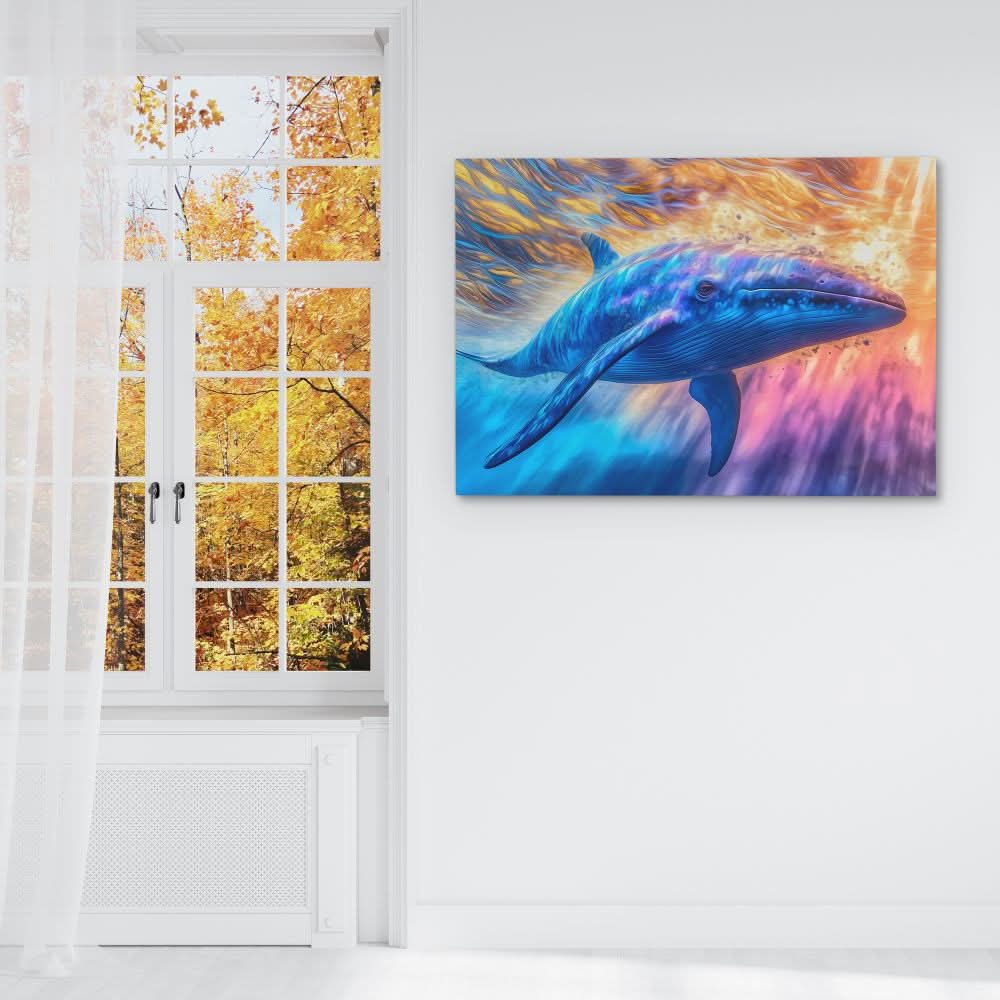 Cosmic Whale - Large Fantasy Canvas Print