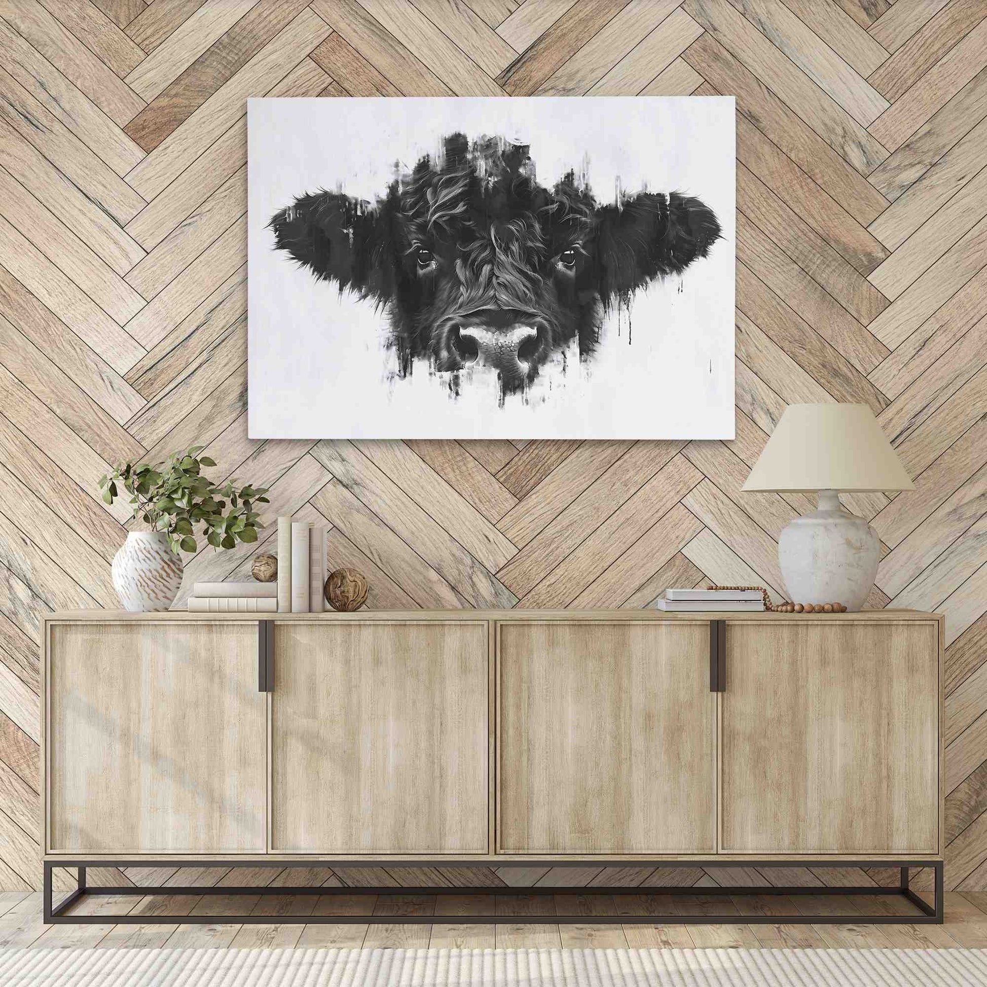 Cow Face - Animals Art