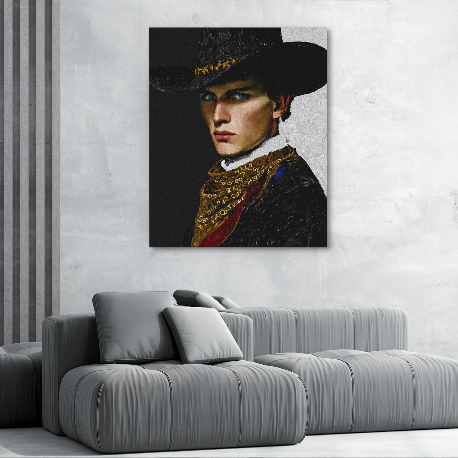 Cowboy Determined Look