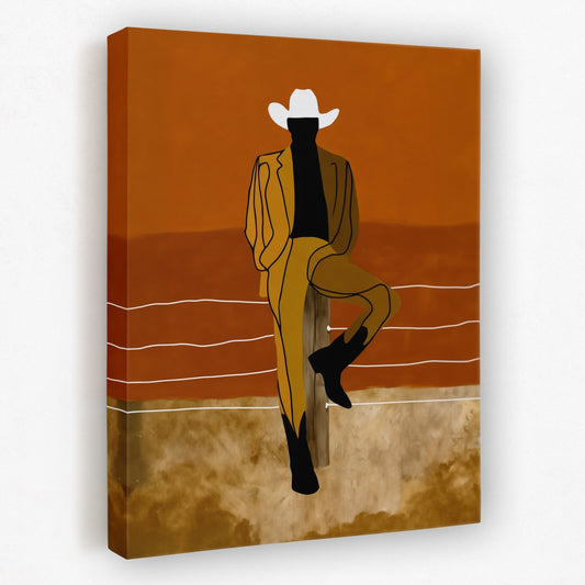 Cowboy Fence Post Relaxed