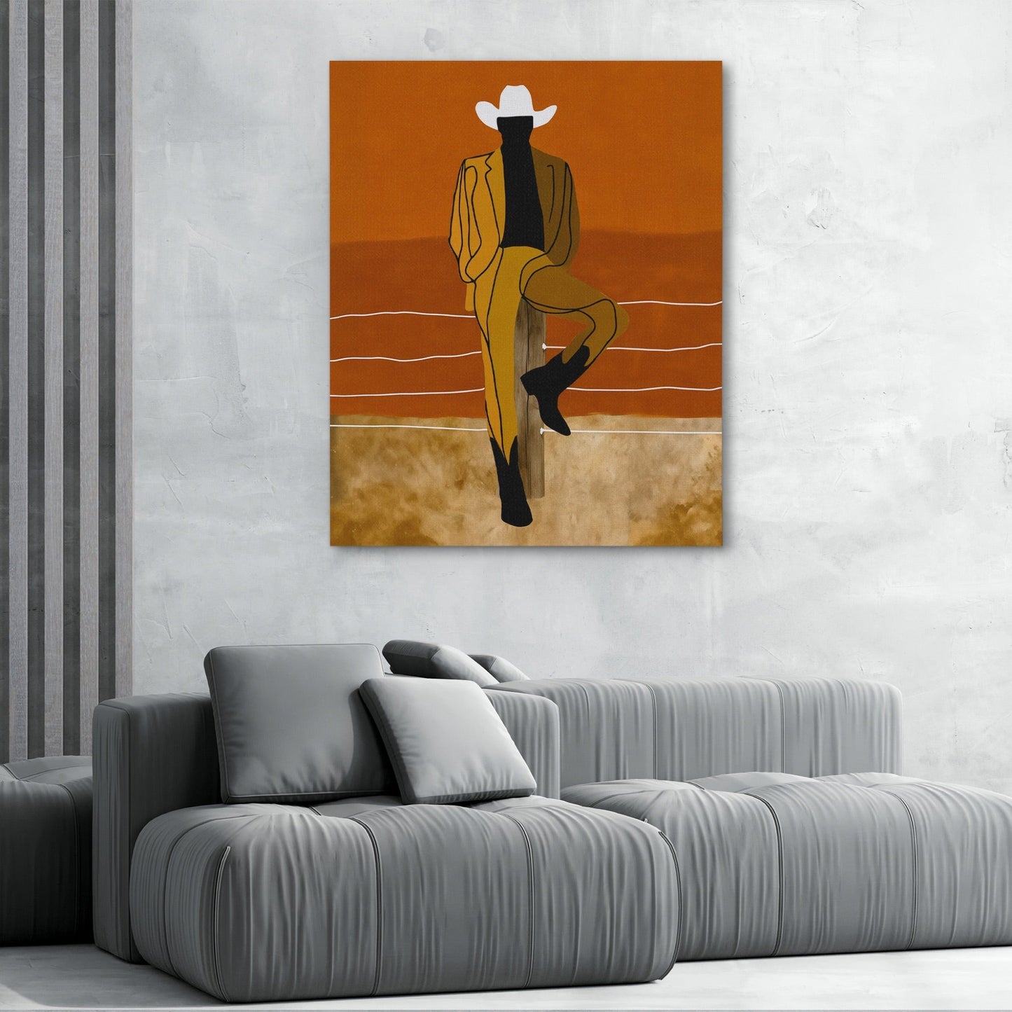 Cowboy Fence Post Relaxed