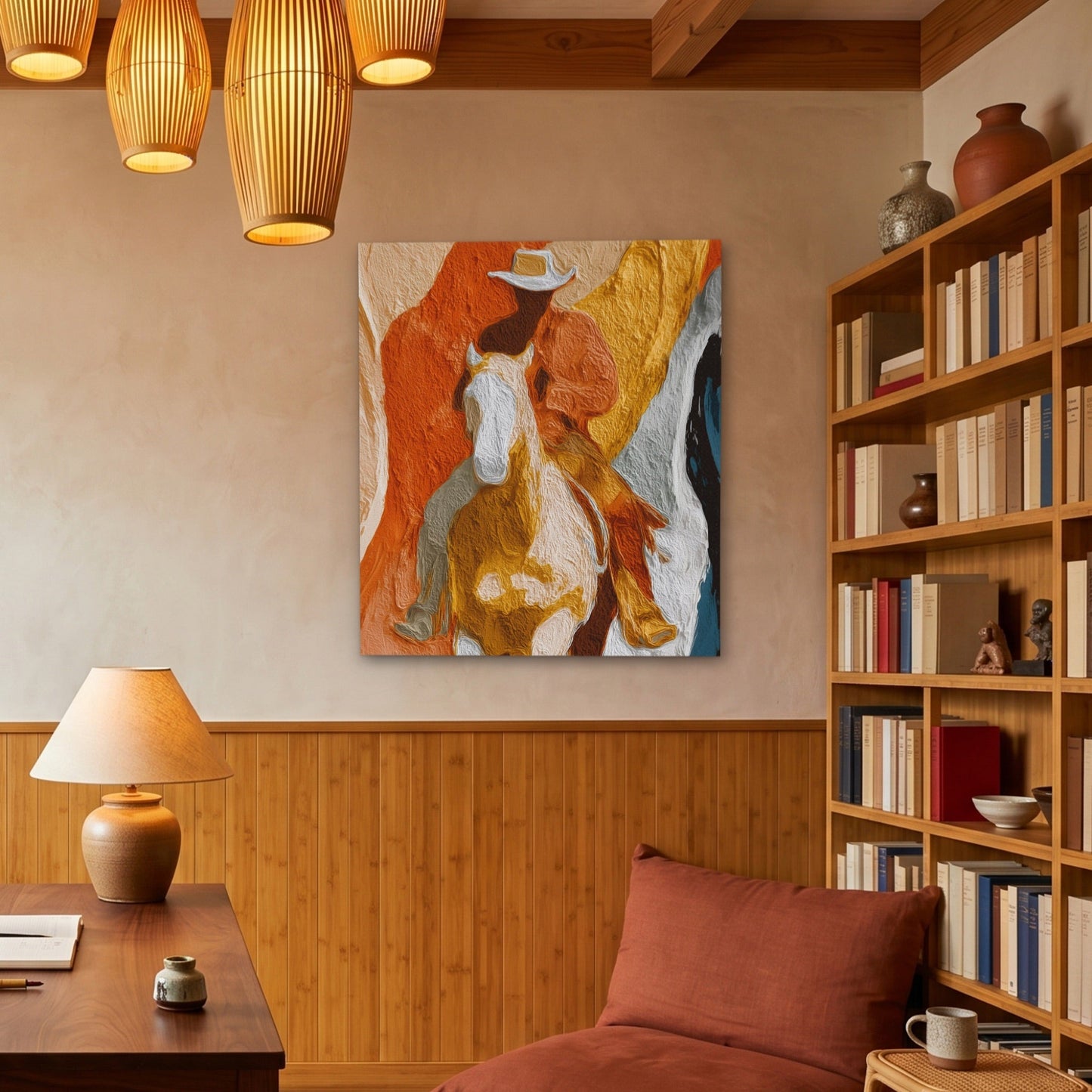 Cowboy Horse Ochre