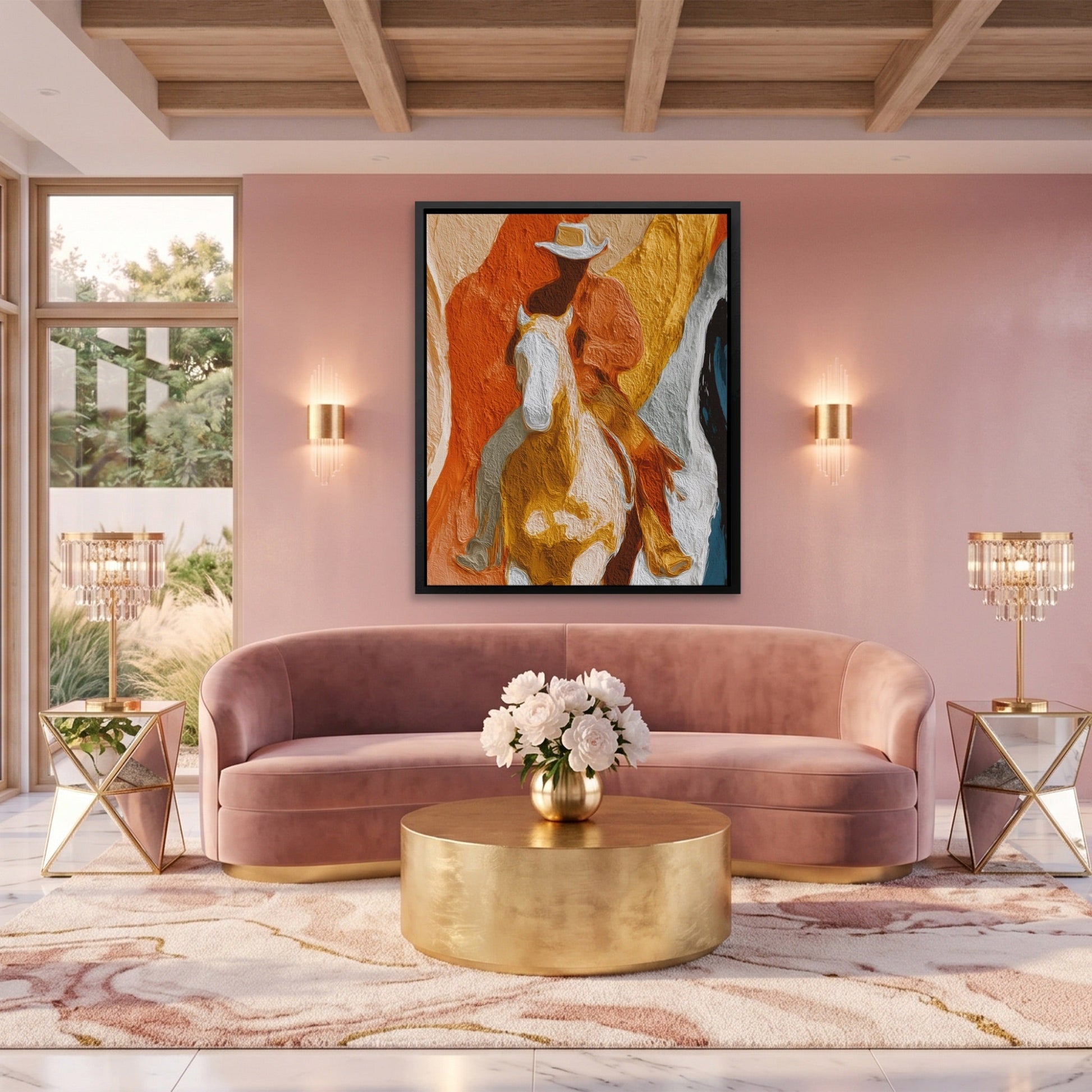 Cowboy Horse Ochre