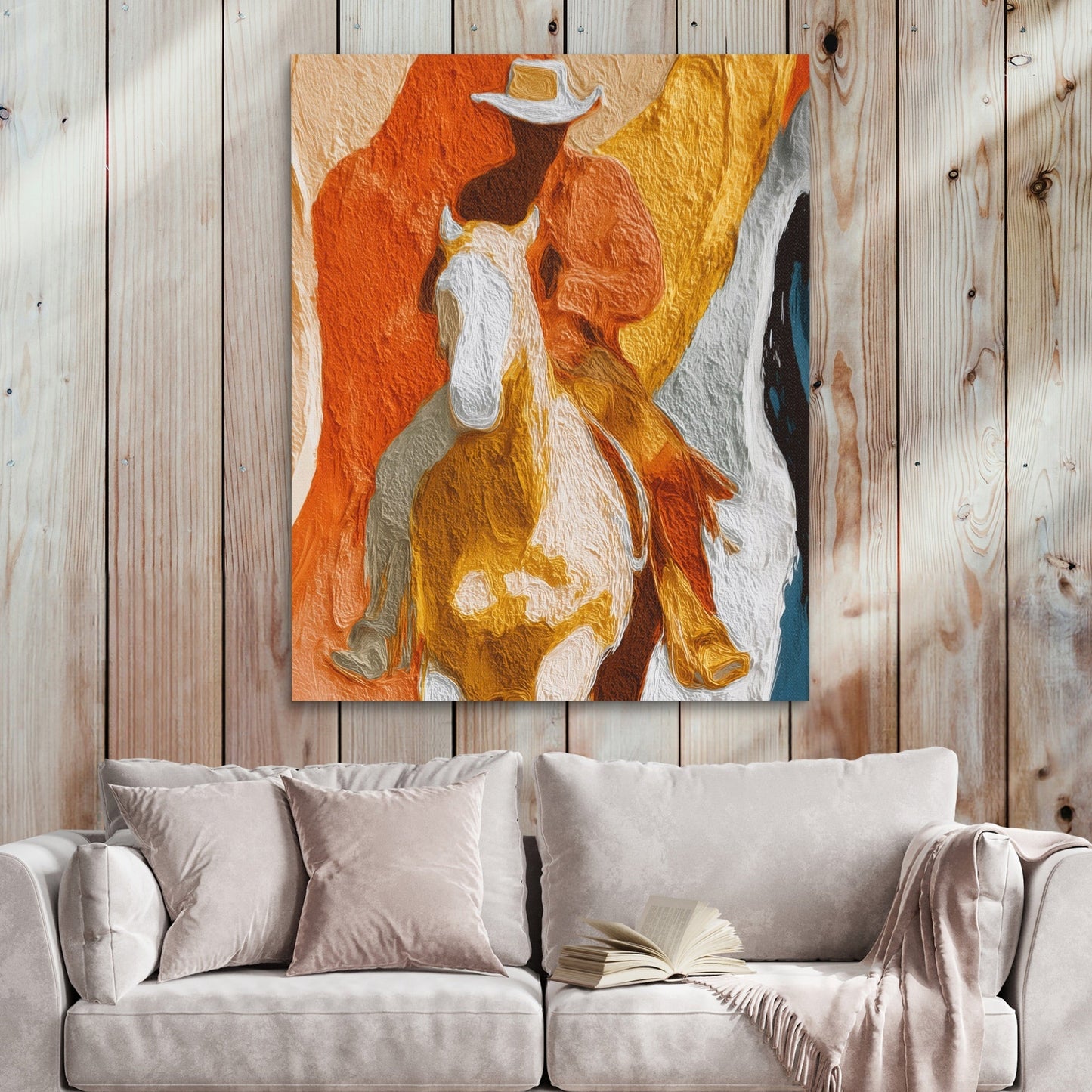 Cowboy Horse Ochre