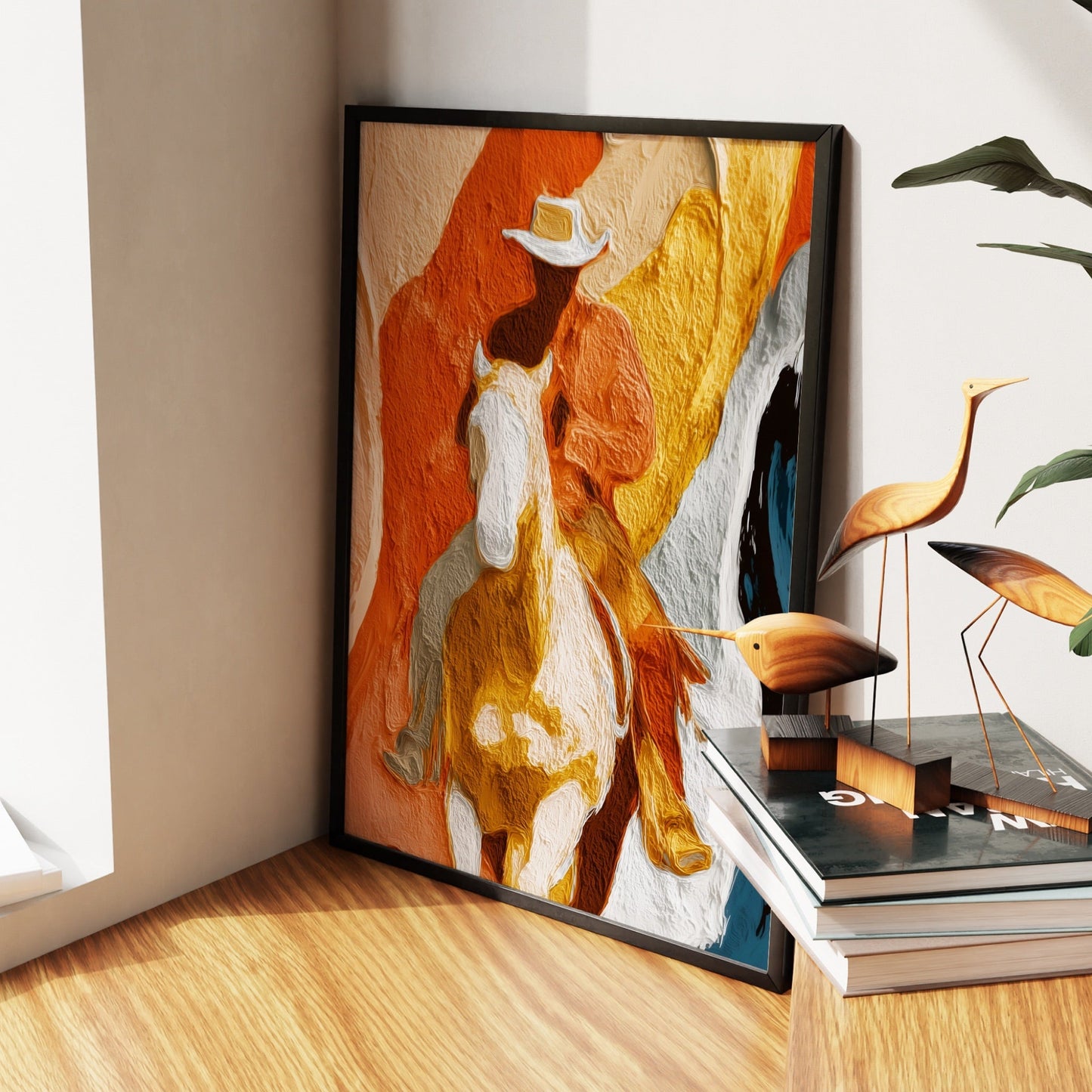Cowboy Horse Ochre