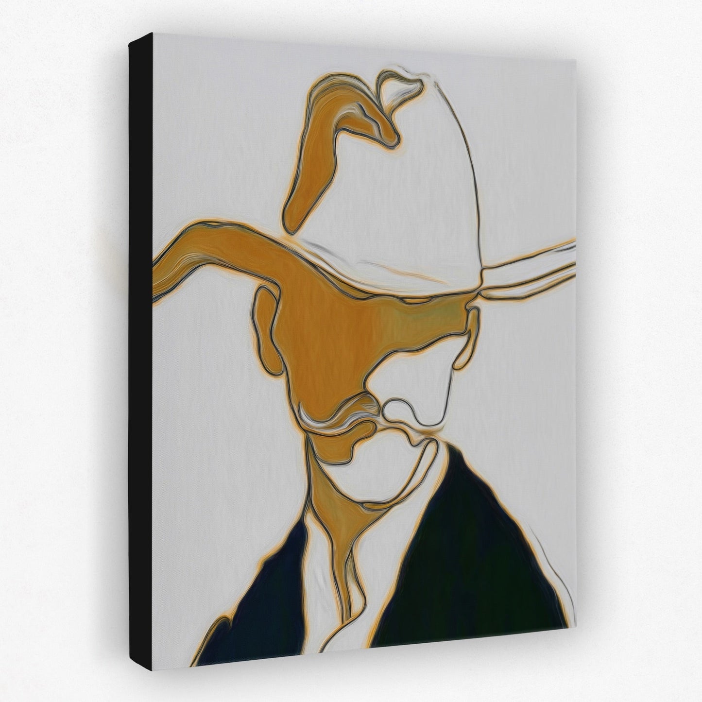 Cowboy Ochre Silhouette