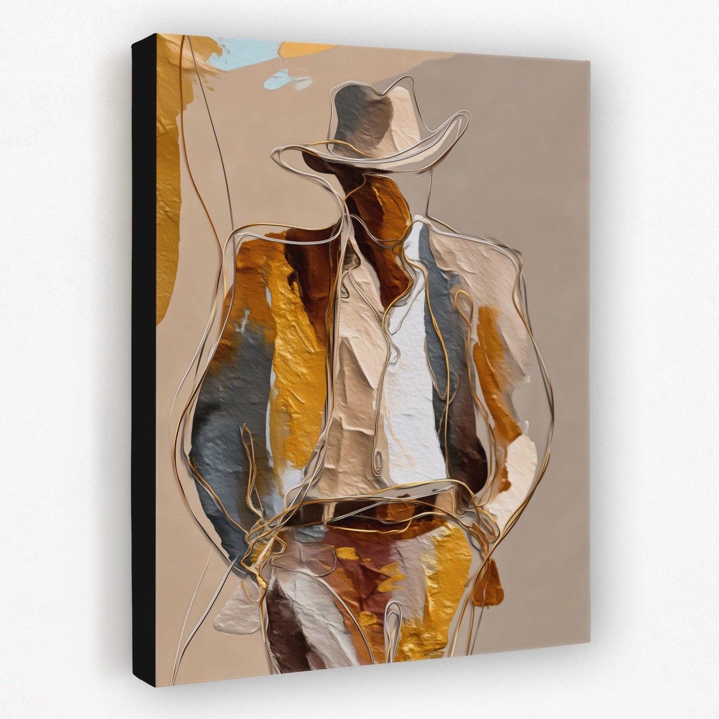 Cowboy Striped Gestural