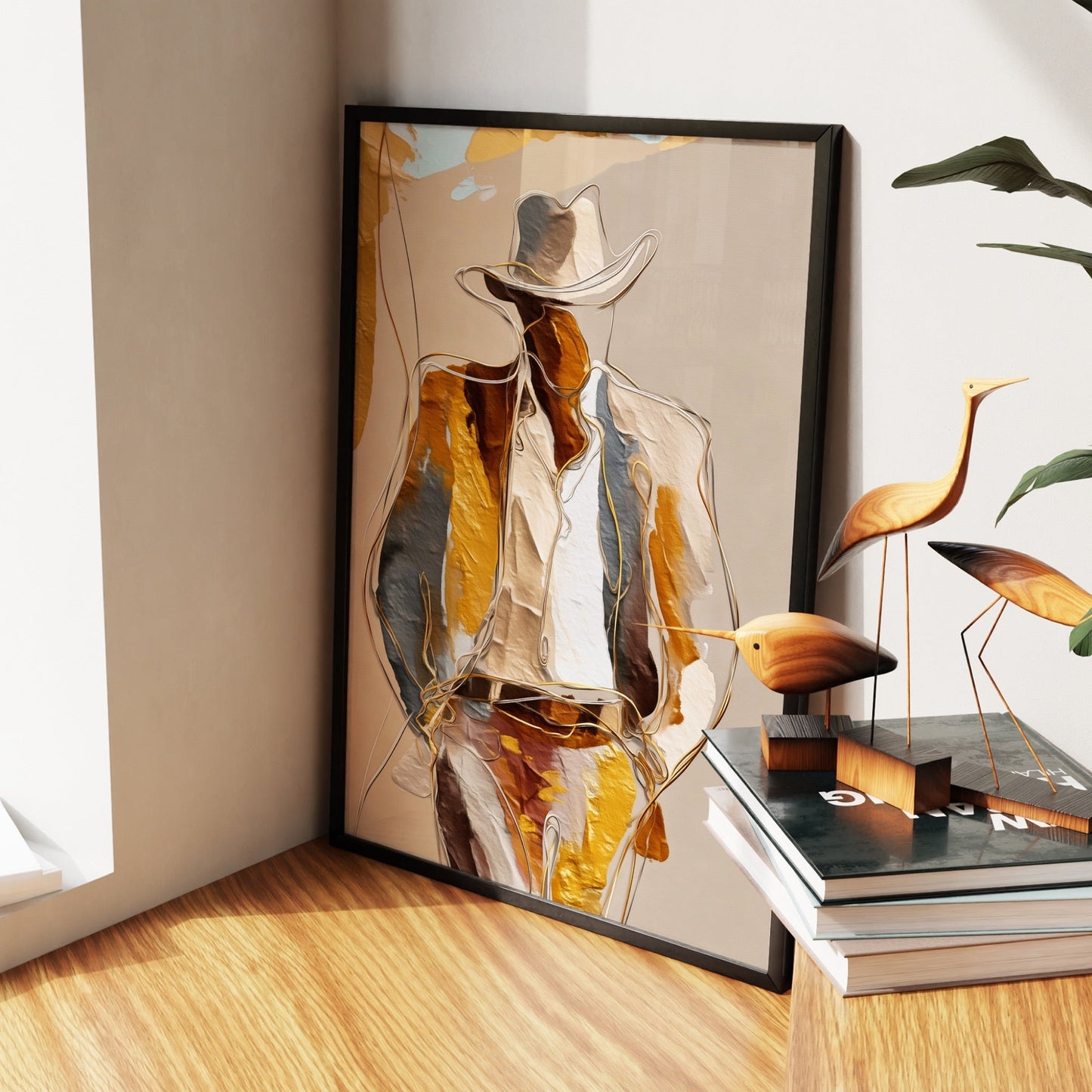 Cowboy Striped Gestural