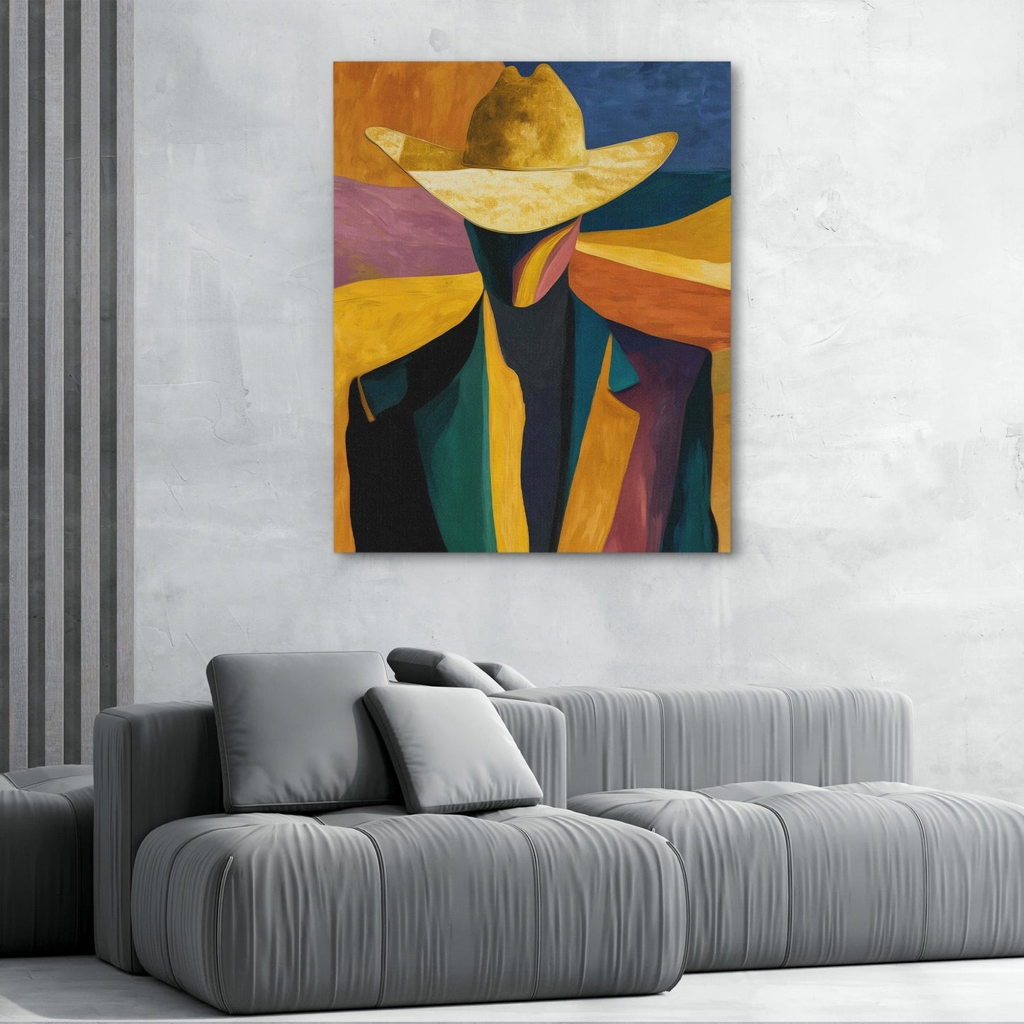 Cowboy Sunset Abstraction