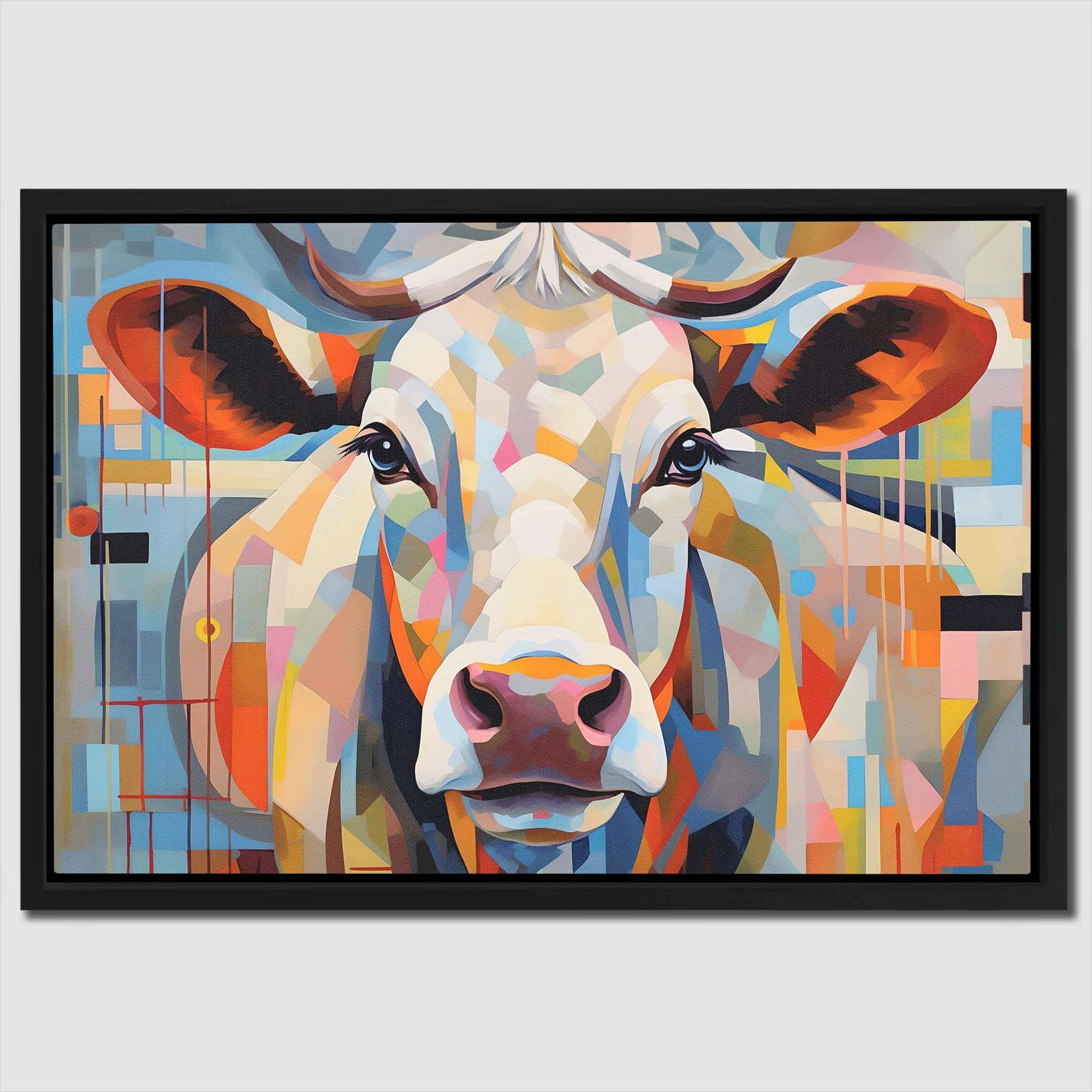 Cow's Loving Gaze - Animals Art
