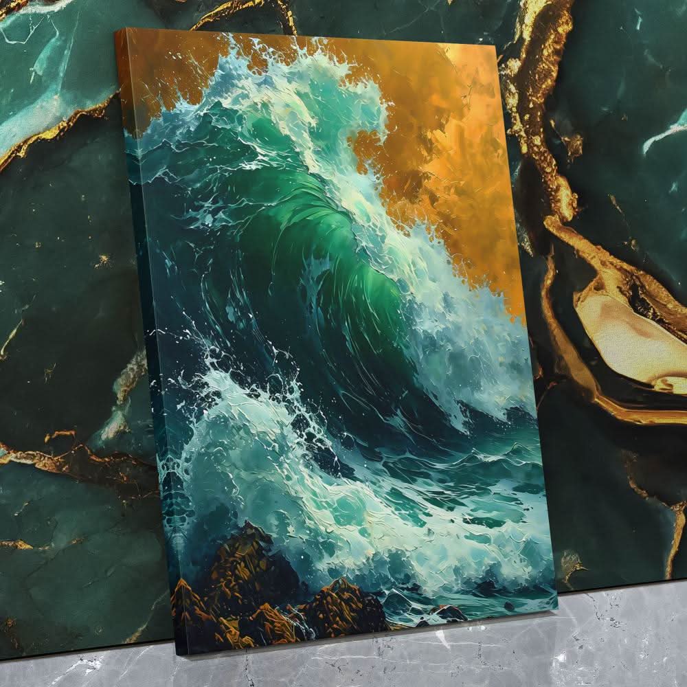 Crashing Waves - Aquatic Art