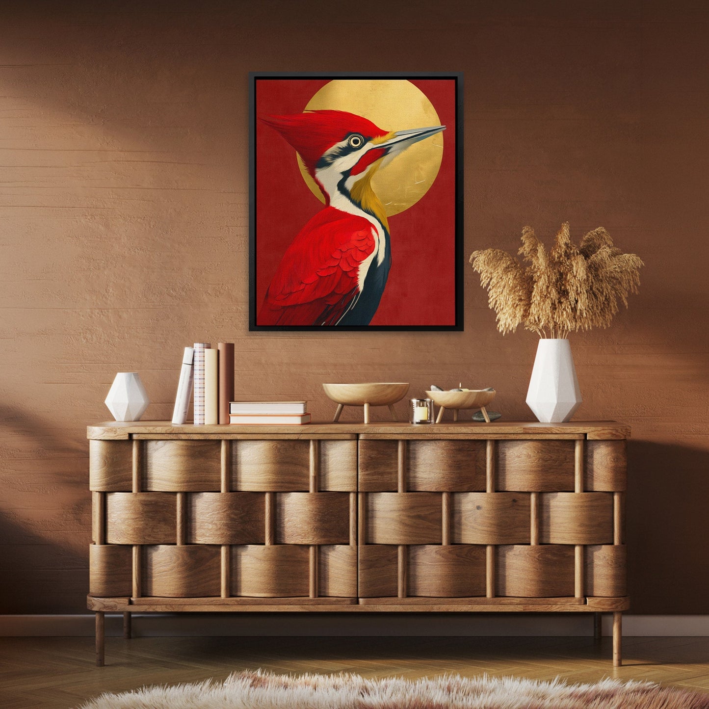 Crimson Majesty - Luxury Wall Art