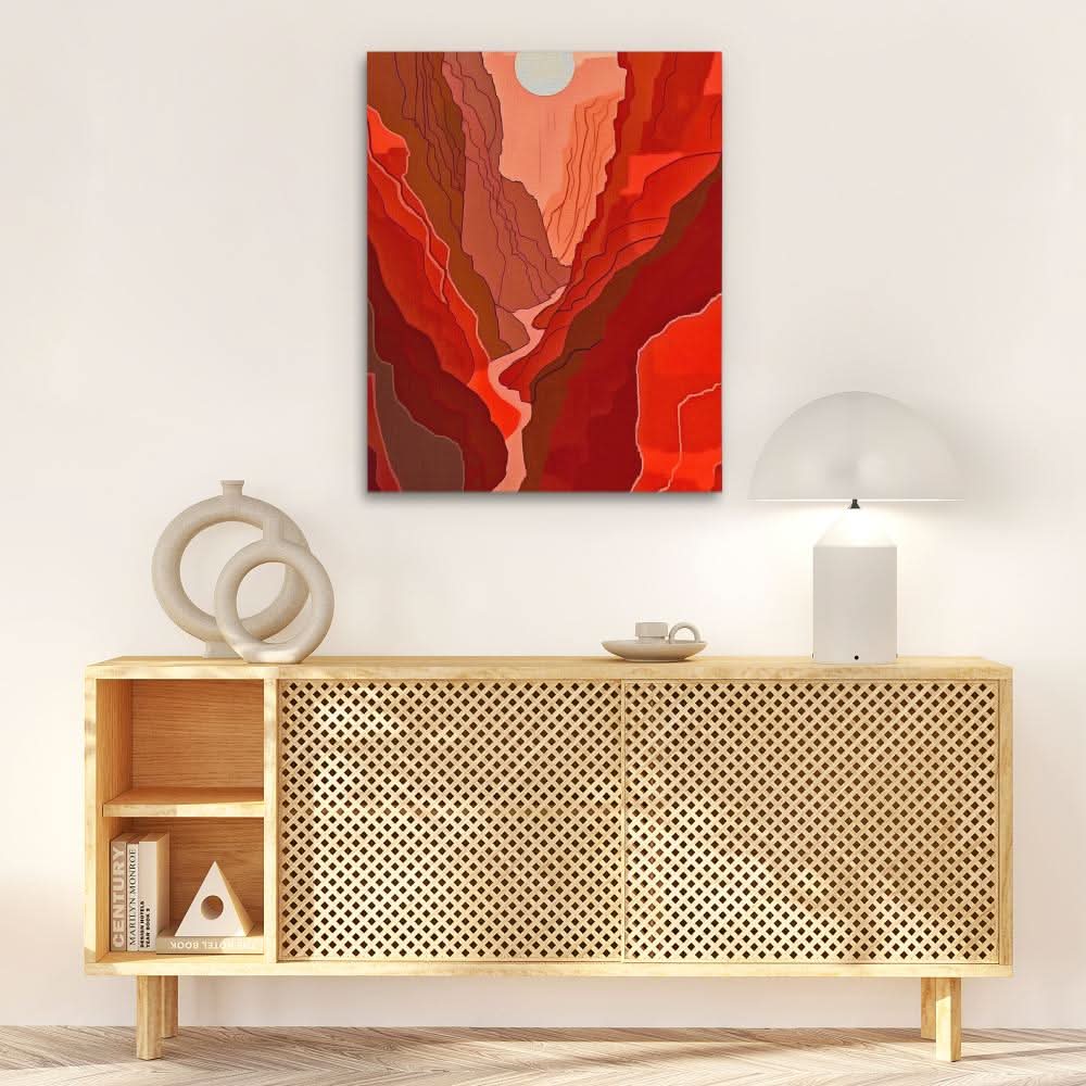 Crimson Sunset - Canyon Art