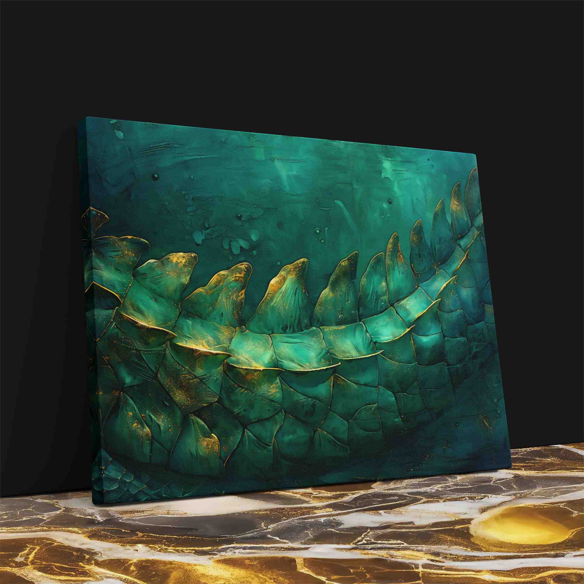 Crocodile Creek - Green Wall Art
