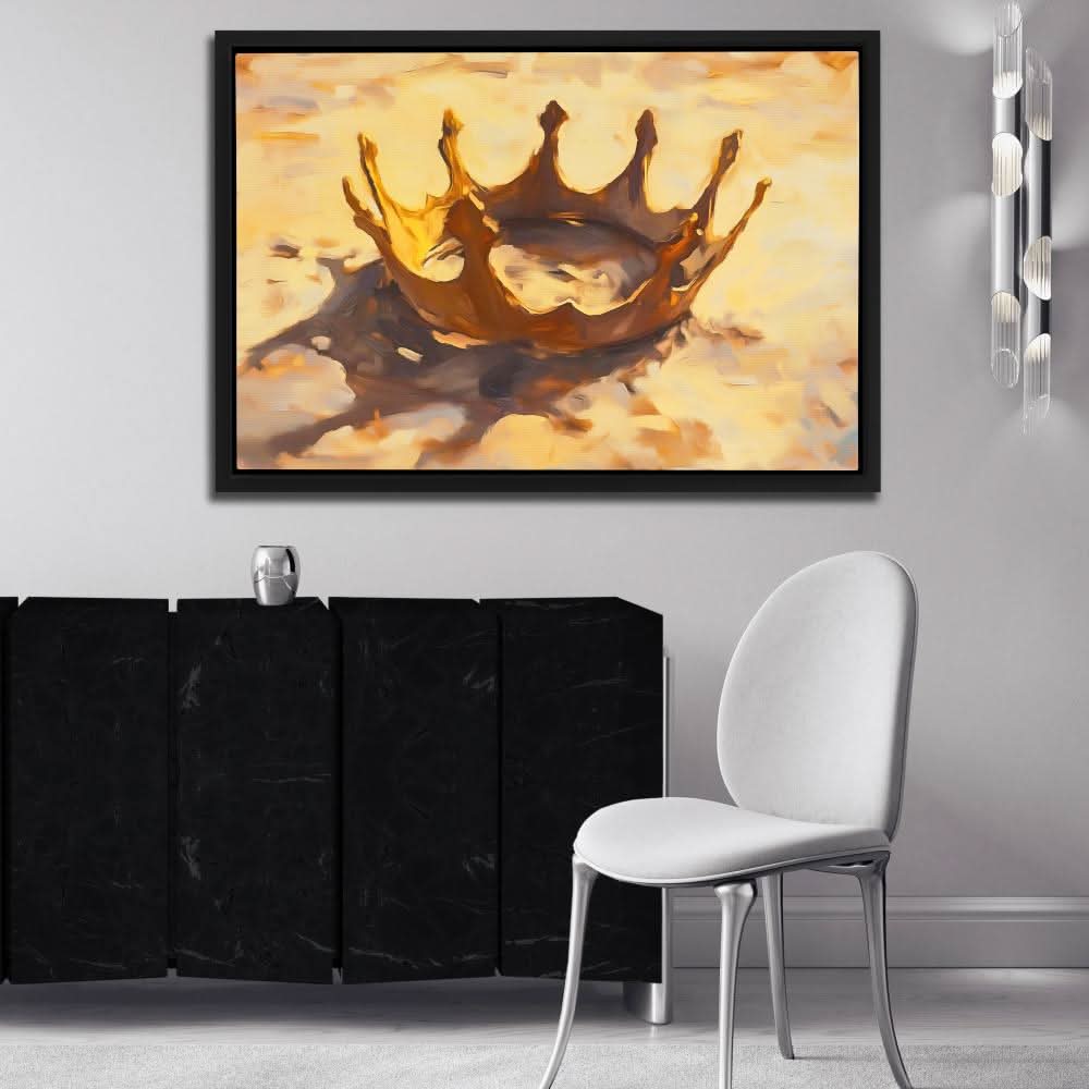Crown in the Sand - Crown Art for Home Office