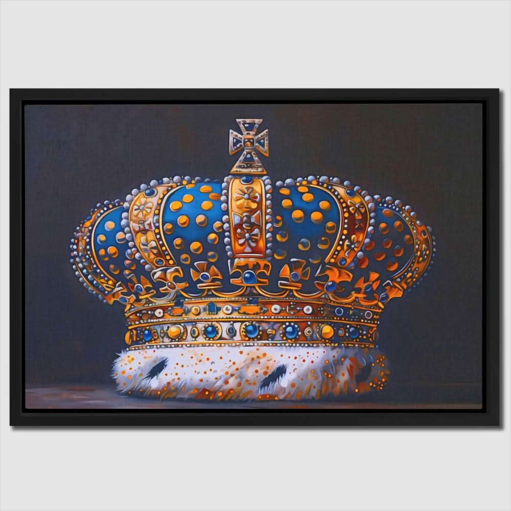 Crown of a Ruler - Crown Art for Living Room