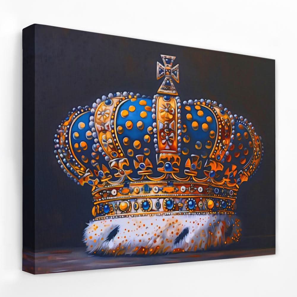 Crown of a Ruler - Crown Canvas Wall Art