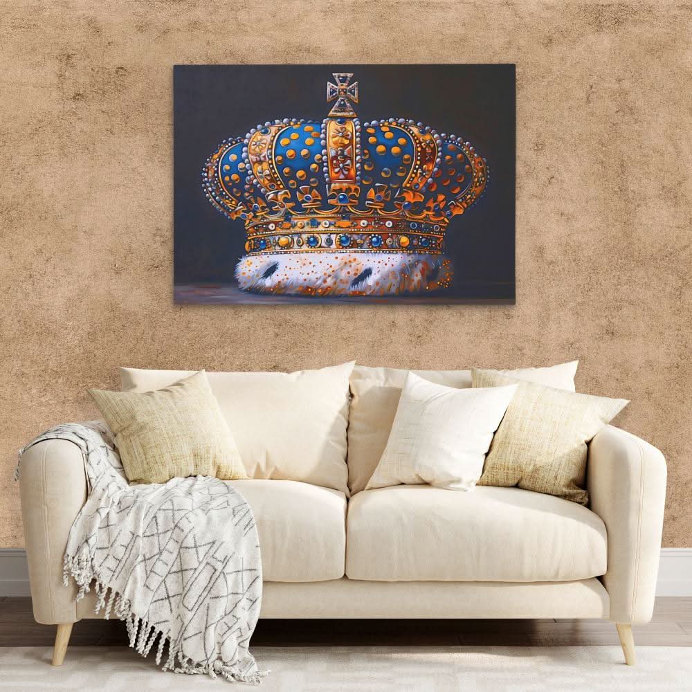 Crown of a Ruler - Large Canvas Print