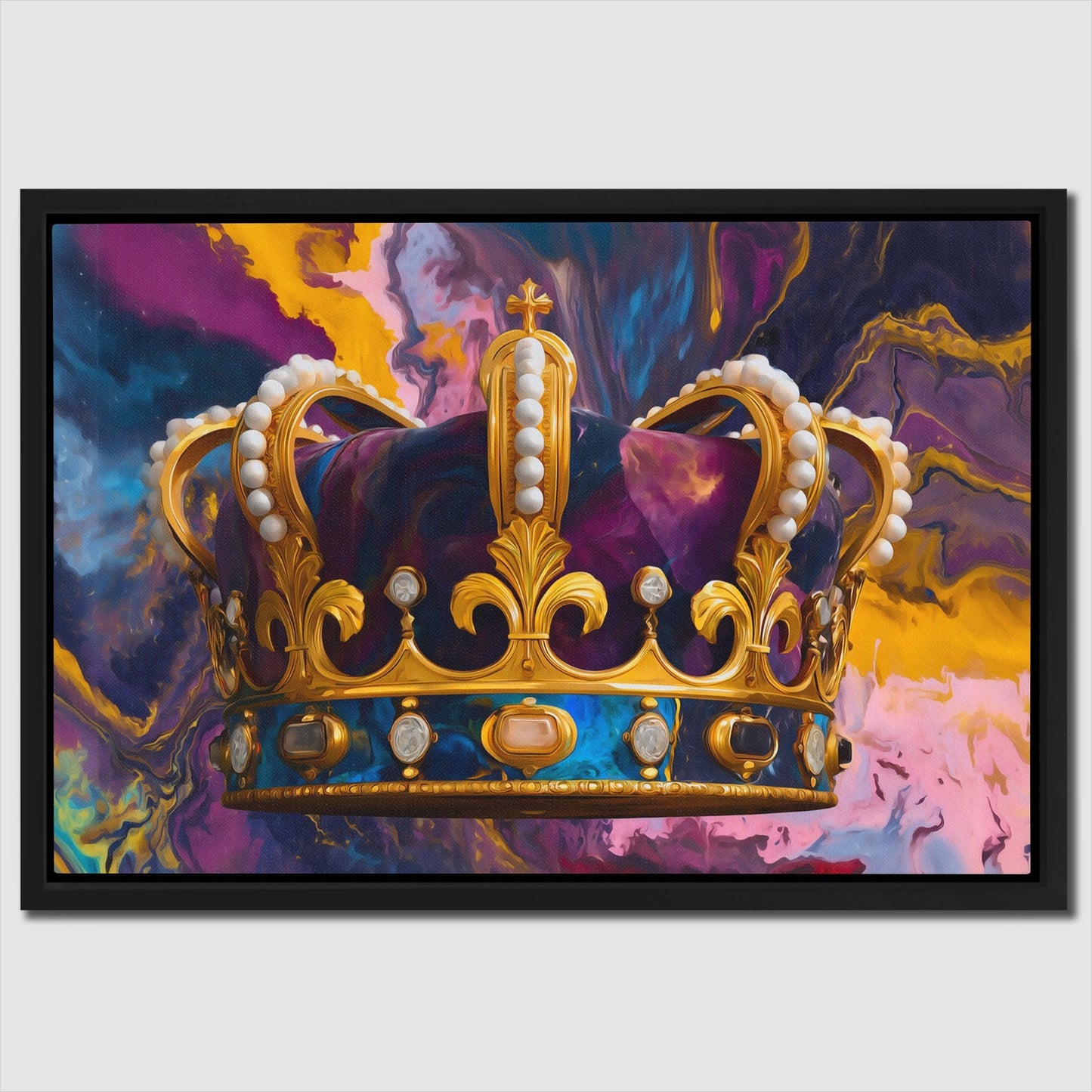 Crown of Swirling Cosmos - Luxury Wall Art