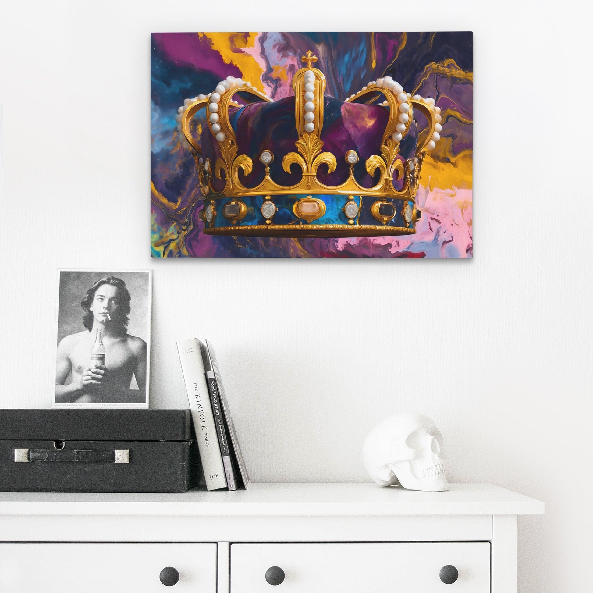 Crown of Swirling Cosmos - Luxury Wall Art