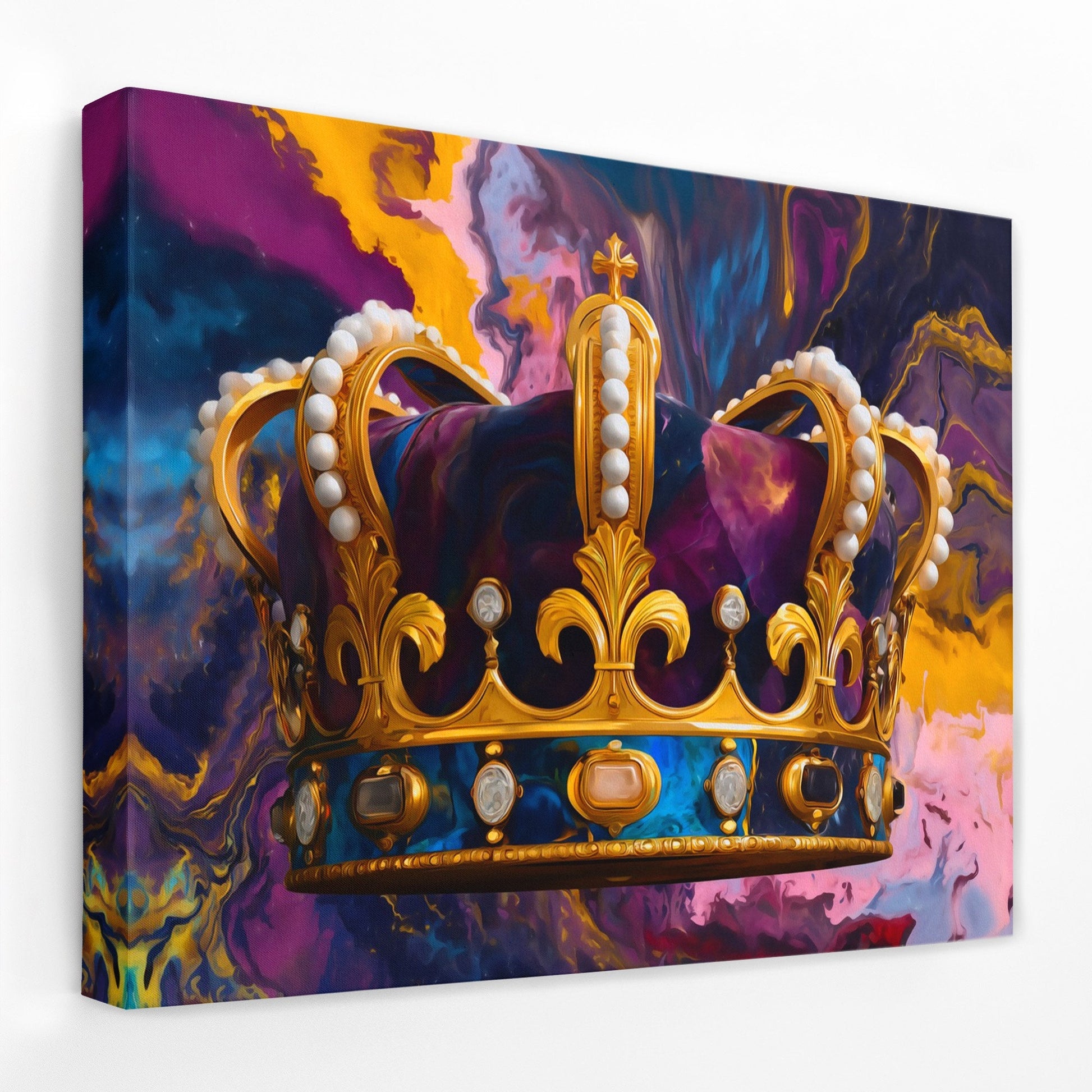 Crown of Swirling Cosmos - Luxury Wall Art