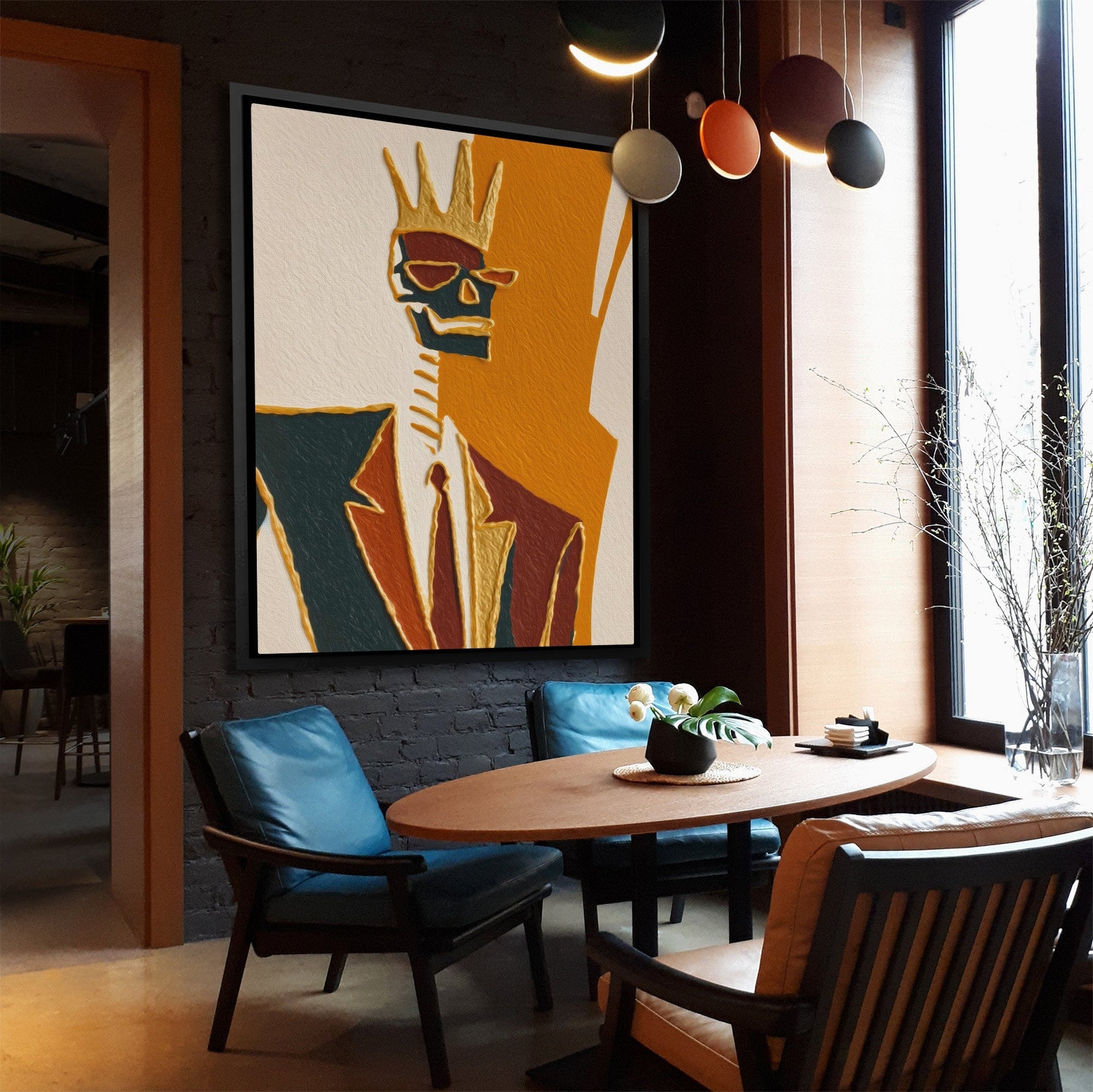 Crowned Bone Oracle - Luxury Wall Art
