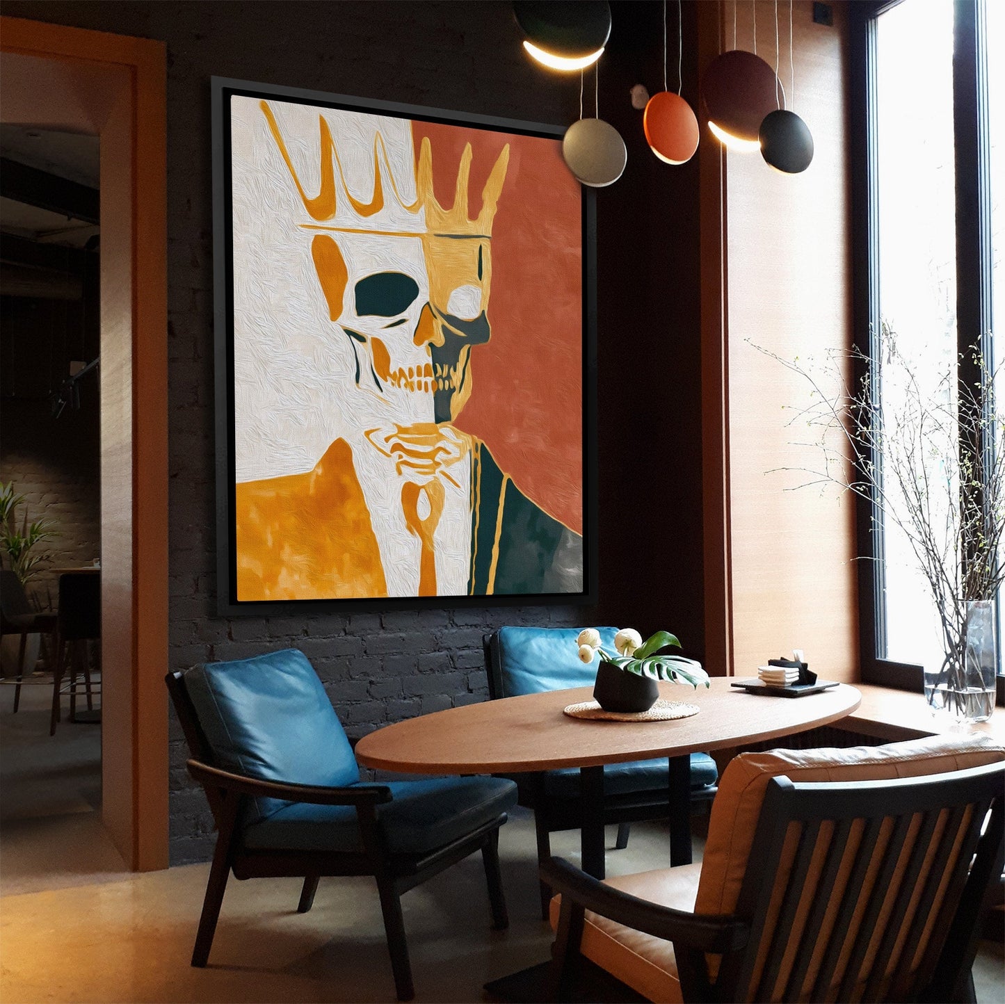 Crowned Bone Portrait - Luxury Wall Art