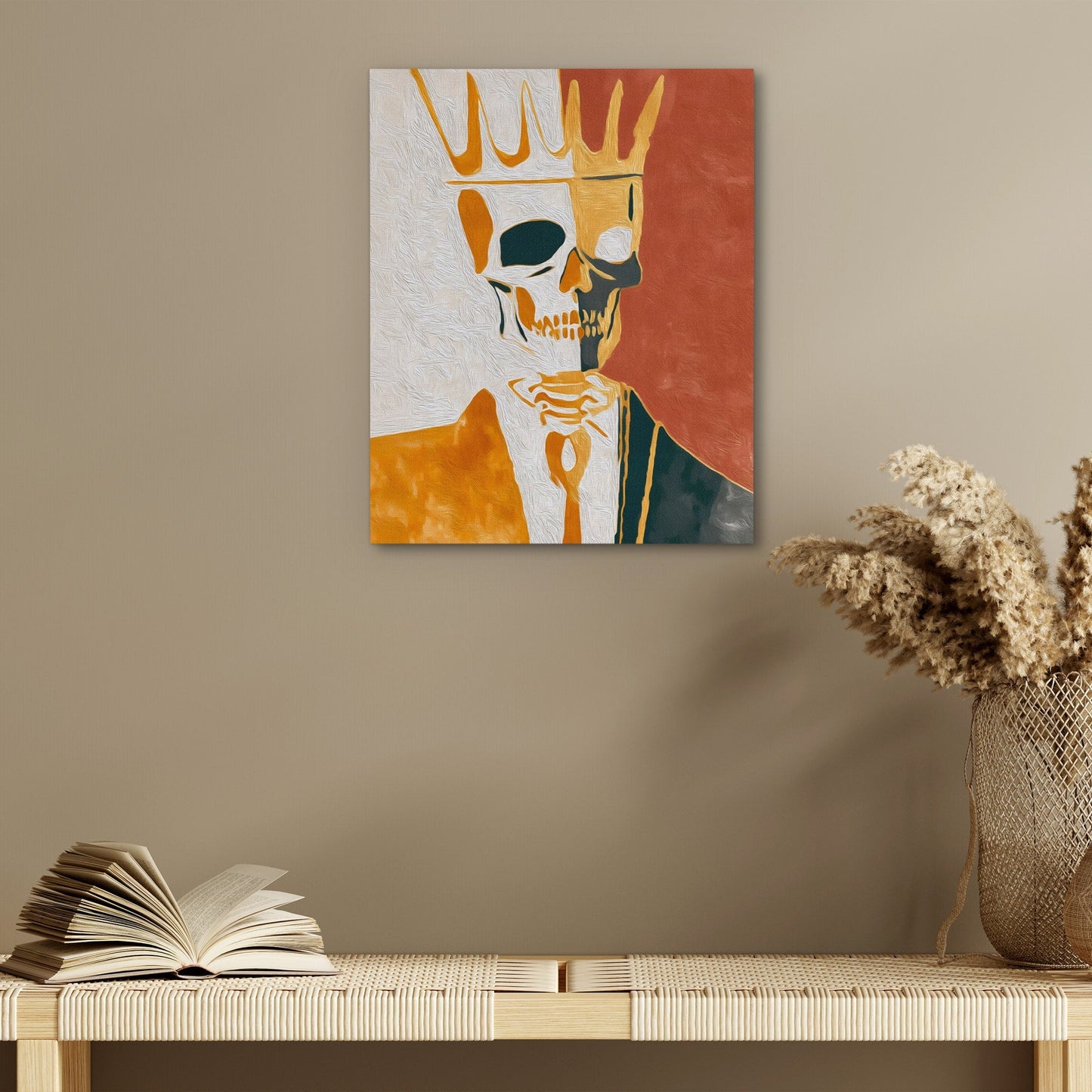 Crowned Bone Portrait - Luxury Wall Art