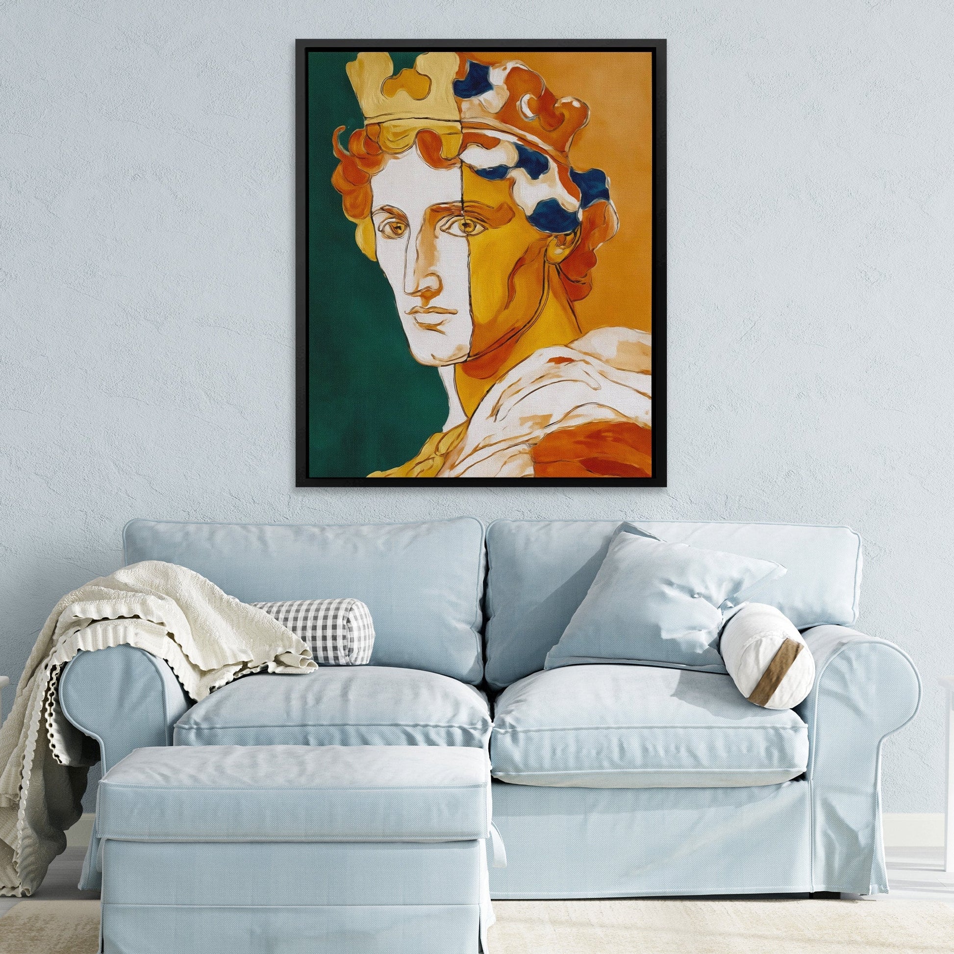 Crowned Classical Fusion - Luxury Wall Art