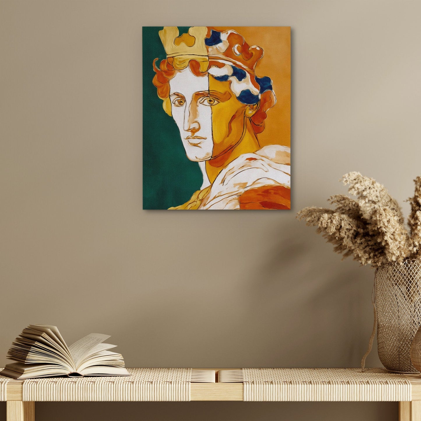Crowned Classical Fusion - Luxury Wall Art