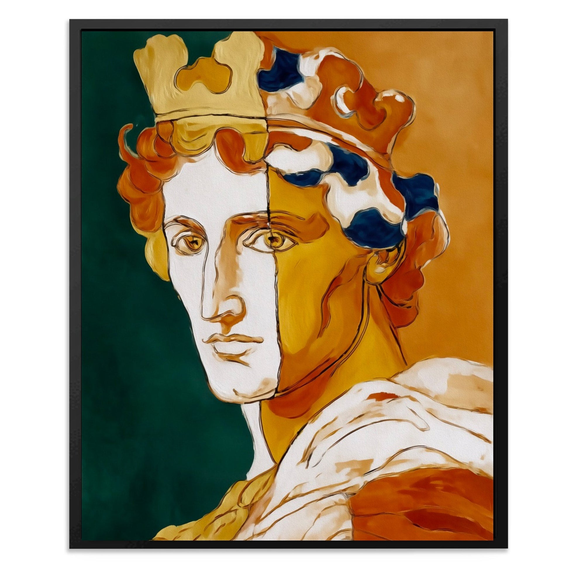 Crowned Classical Fusion - Luxury Wall Art