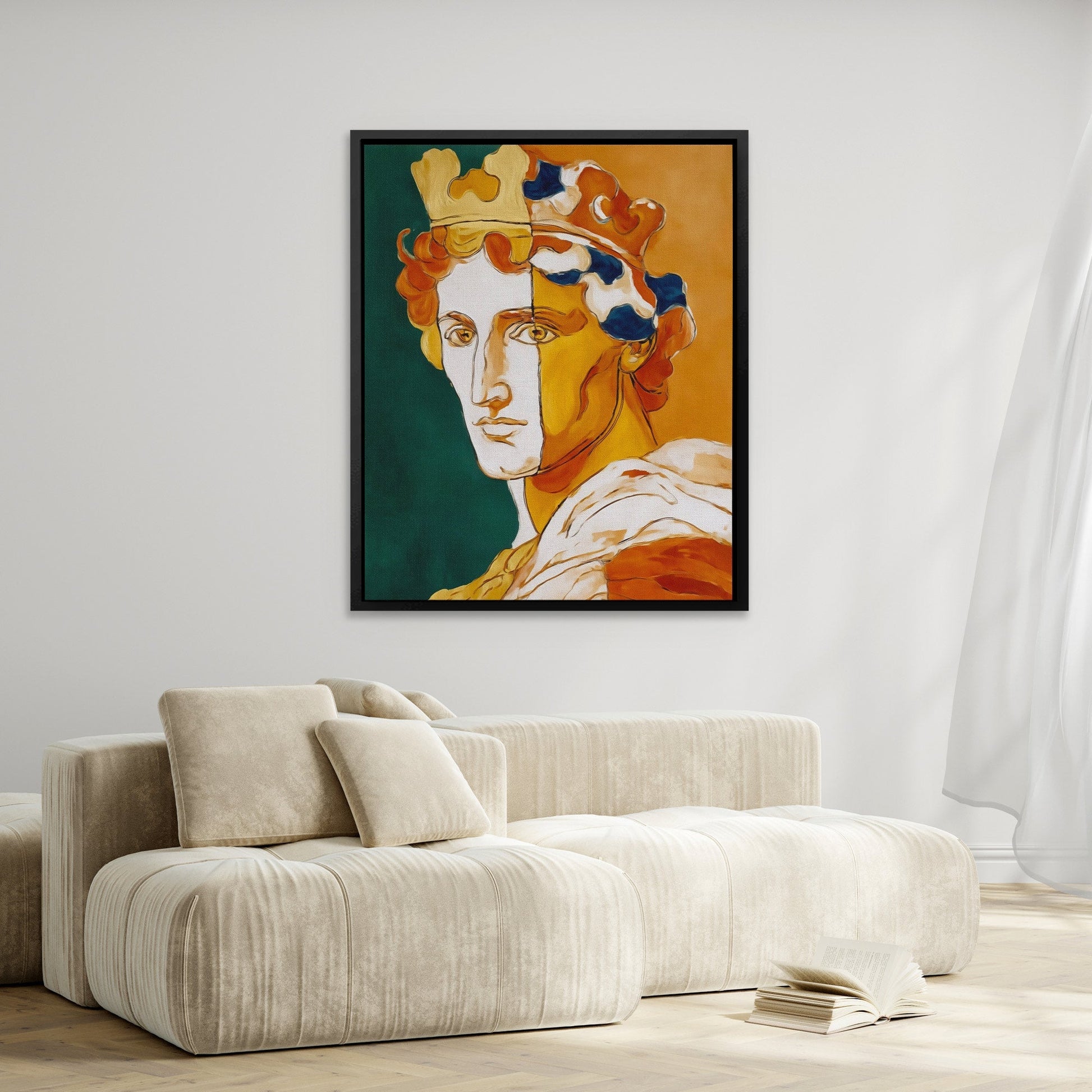 Crowned Classical Fusion - Luxury Wall Art