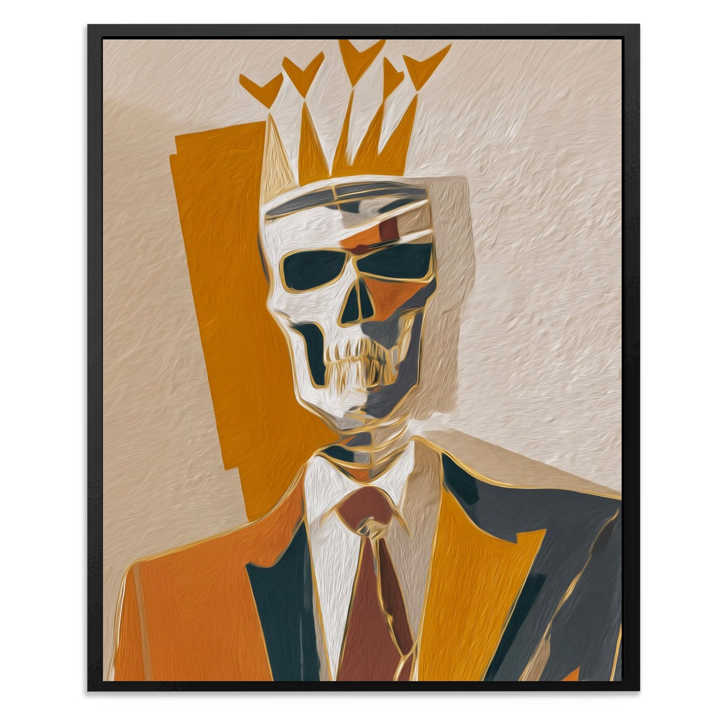 Crowned Corporate Mortality - Luxury Wall Art