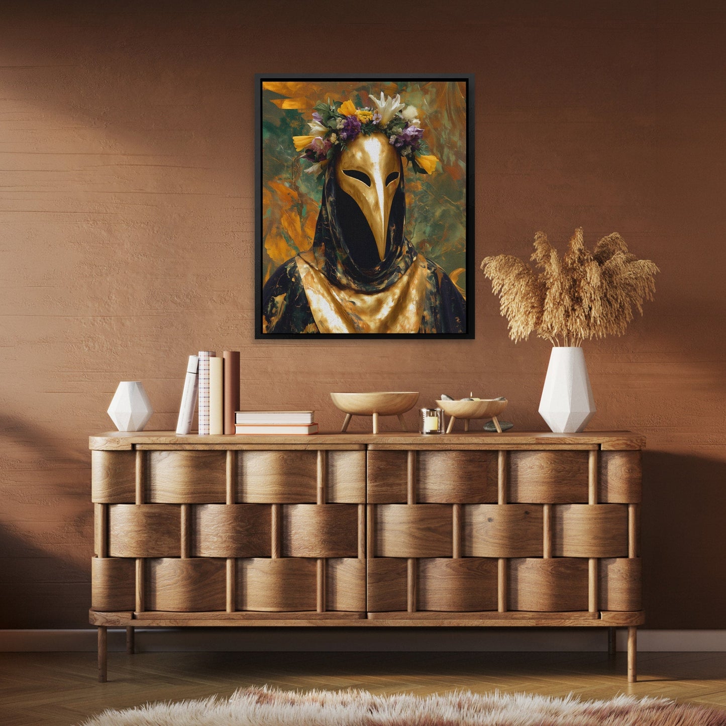 Crowned Plague Healer - Luxury Wall Art