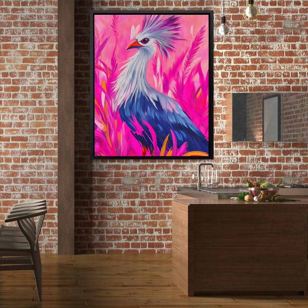 Crowned Wanderer - Pink Fashion Canvas Print