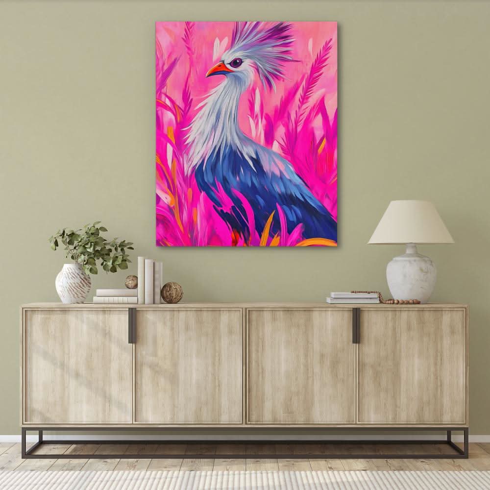 Crowned Wanderer - Fashion Wall Art in Black Frame
