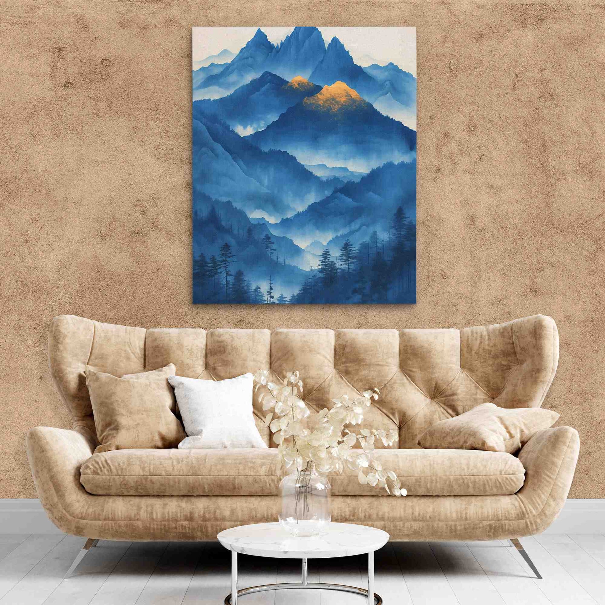 Crystal Cascade - Large Canvas Print