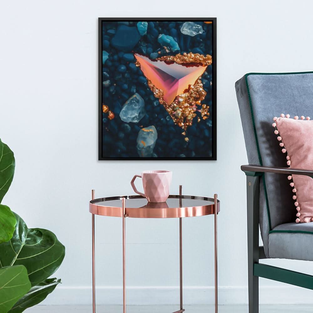 Crystalline Flow - Canvas Print
